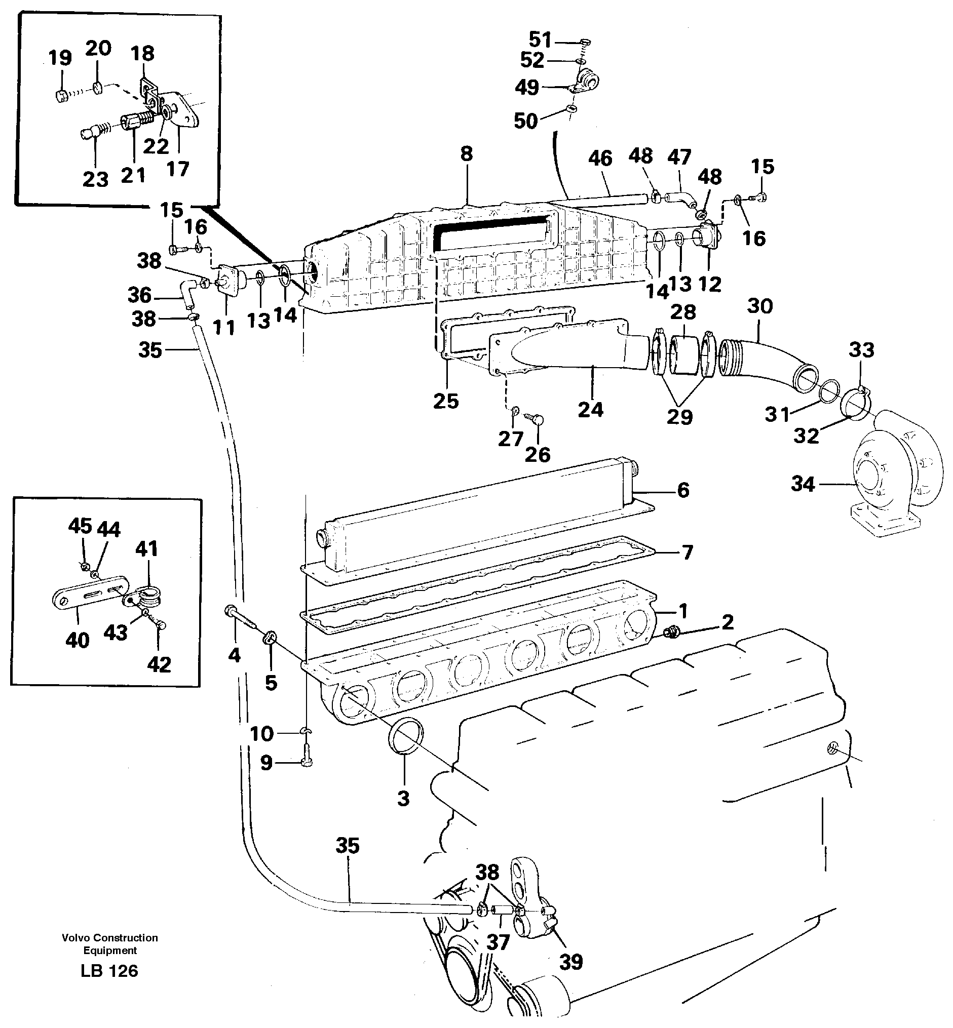 Intercooler — volvo parts diagram