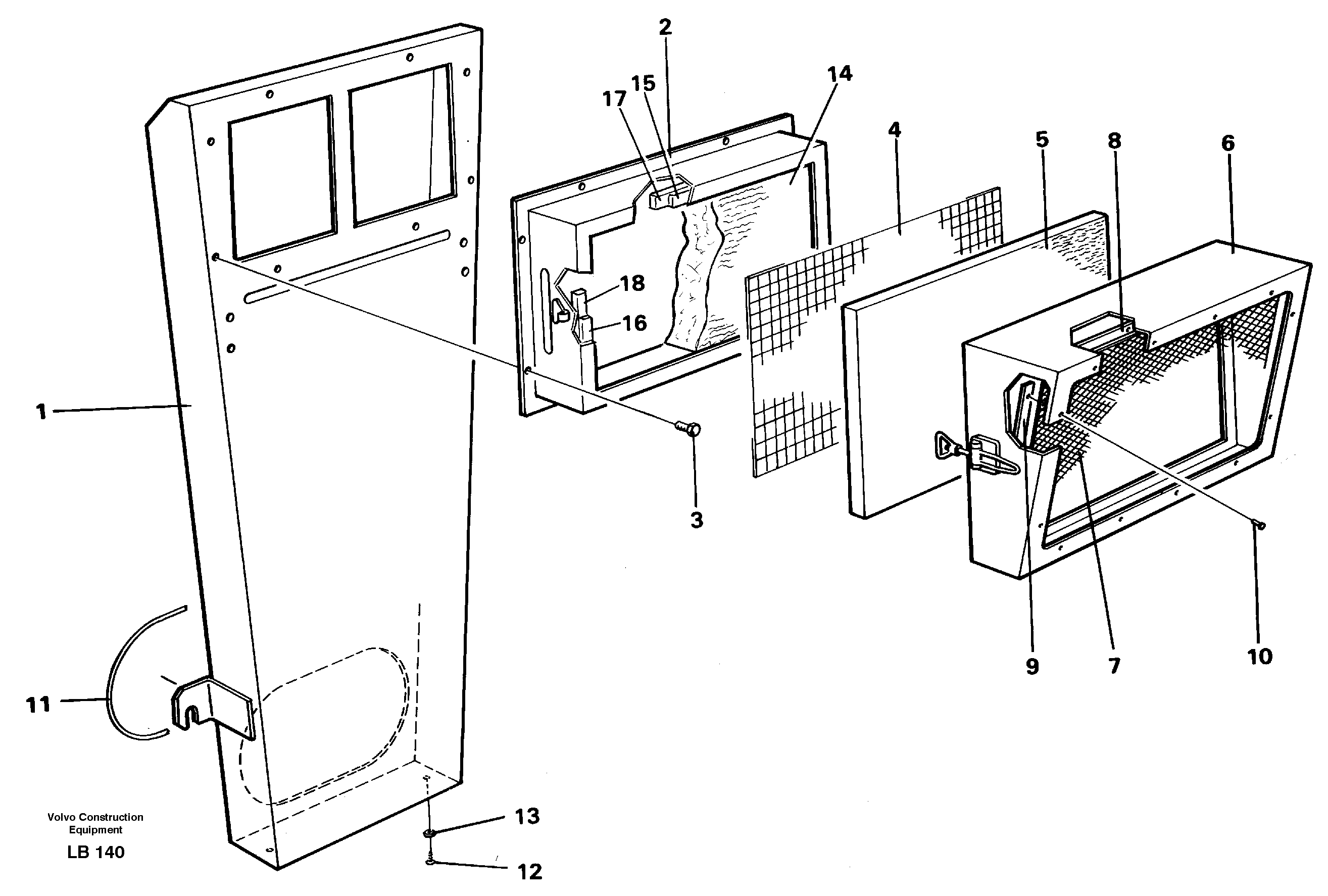 Air inlet — volvo parts diagram