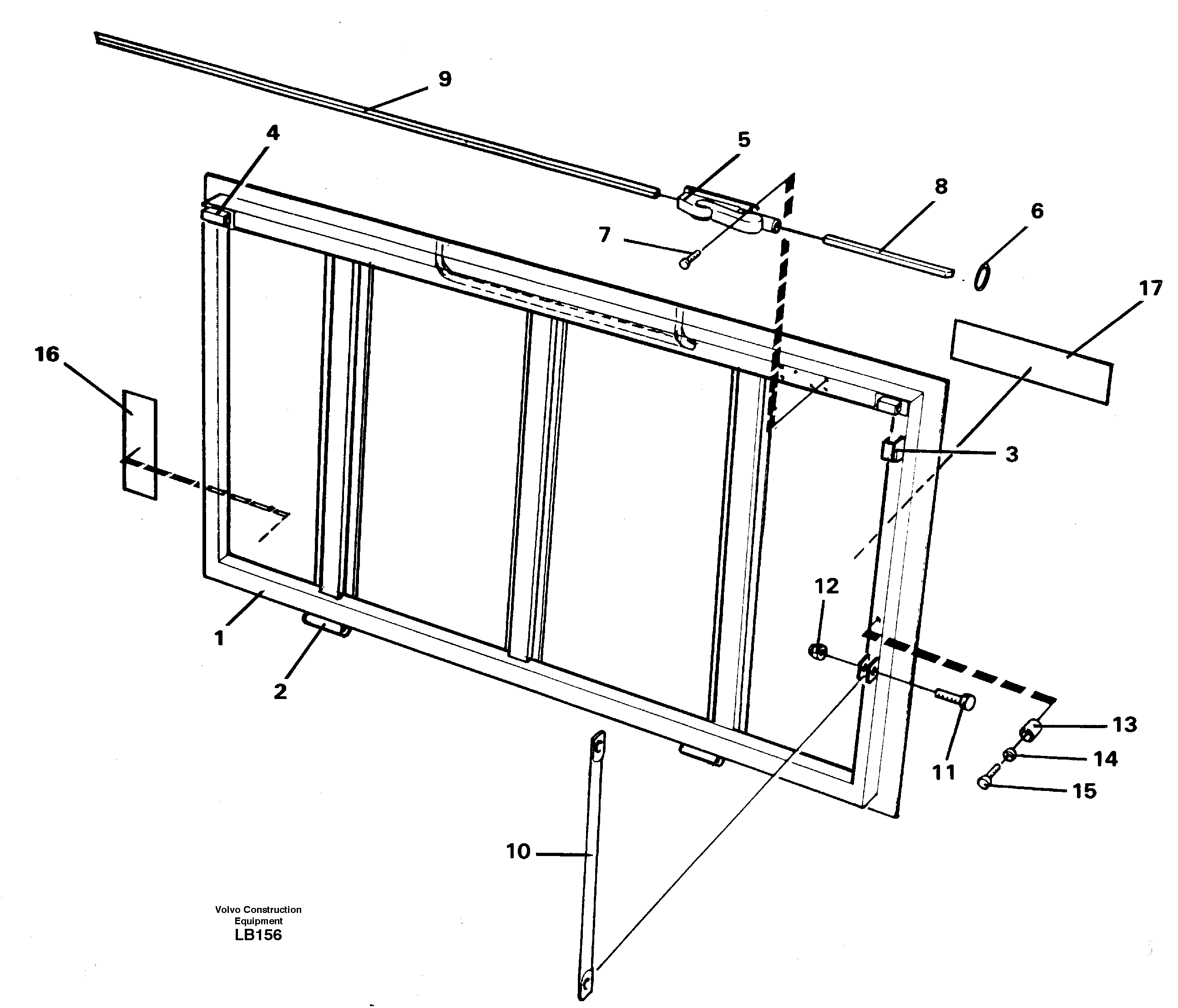 Hatch, slewing gear box  E PROD — volvo parts diagram