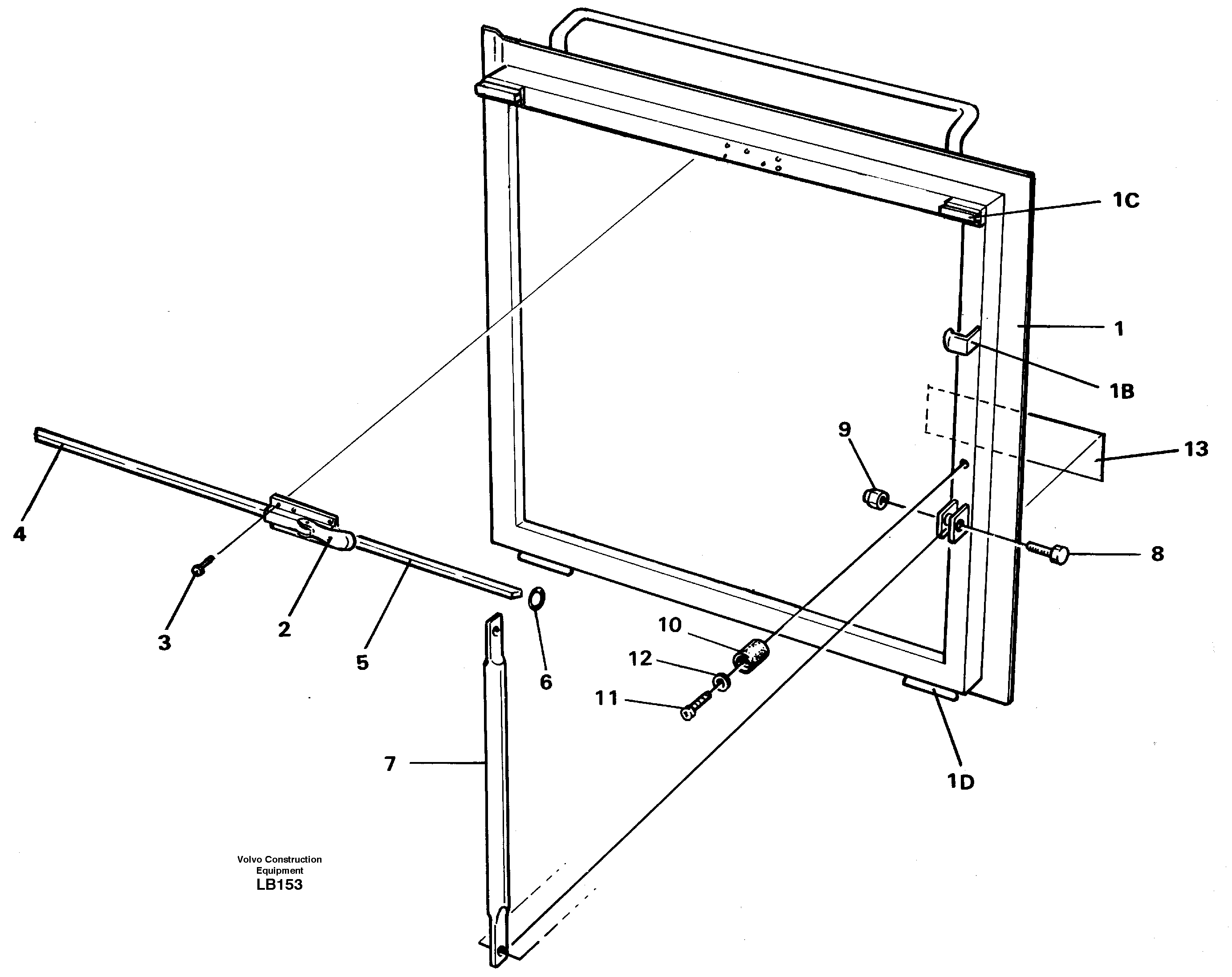 Hatch, valve housing, rear — volvo parts diagram