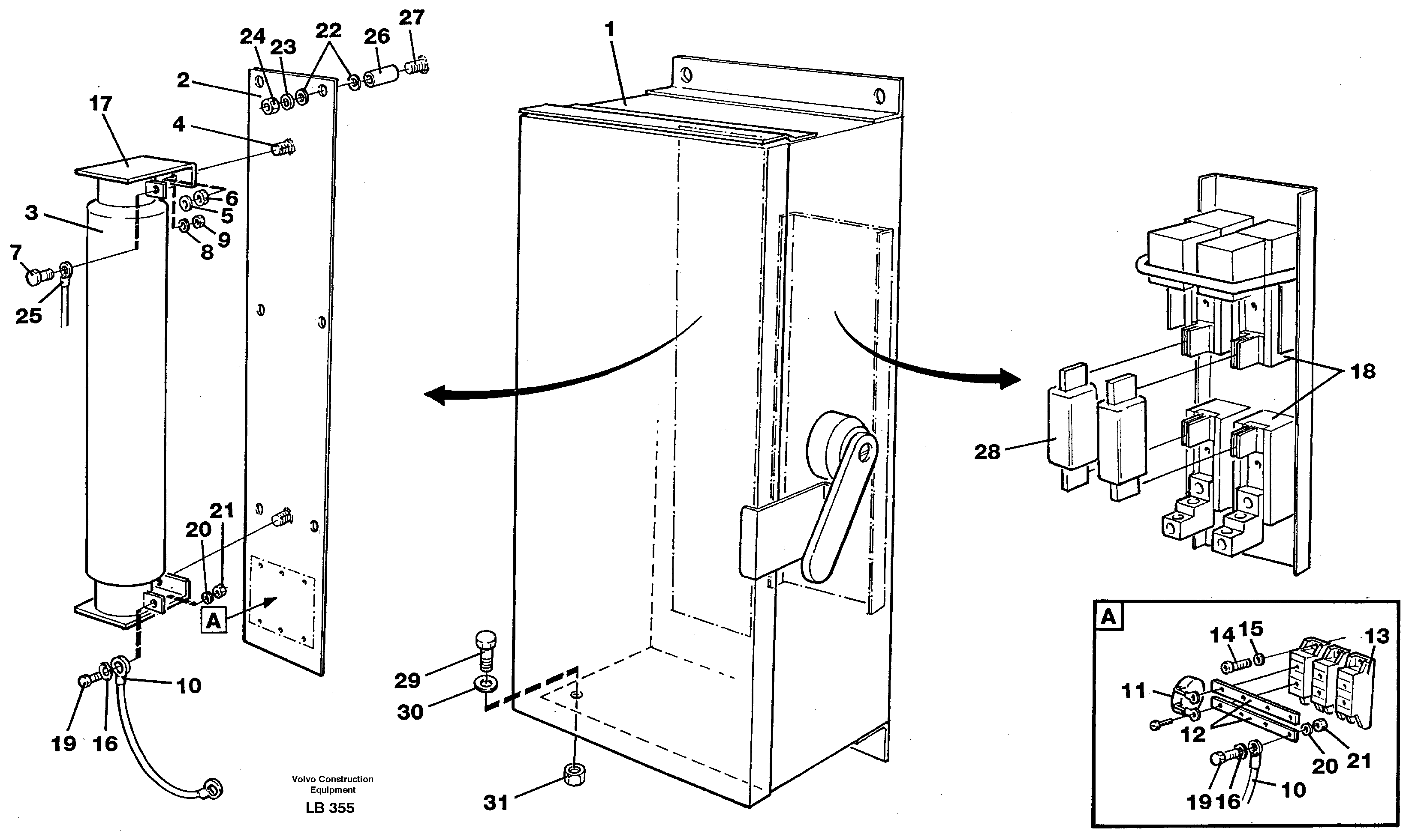 Magnet equipment Ohio, disconnector unit  14264947 — volvo parts diagram
