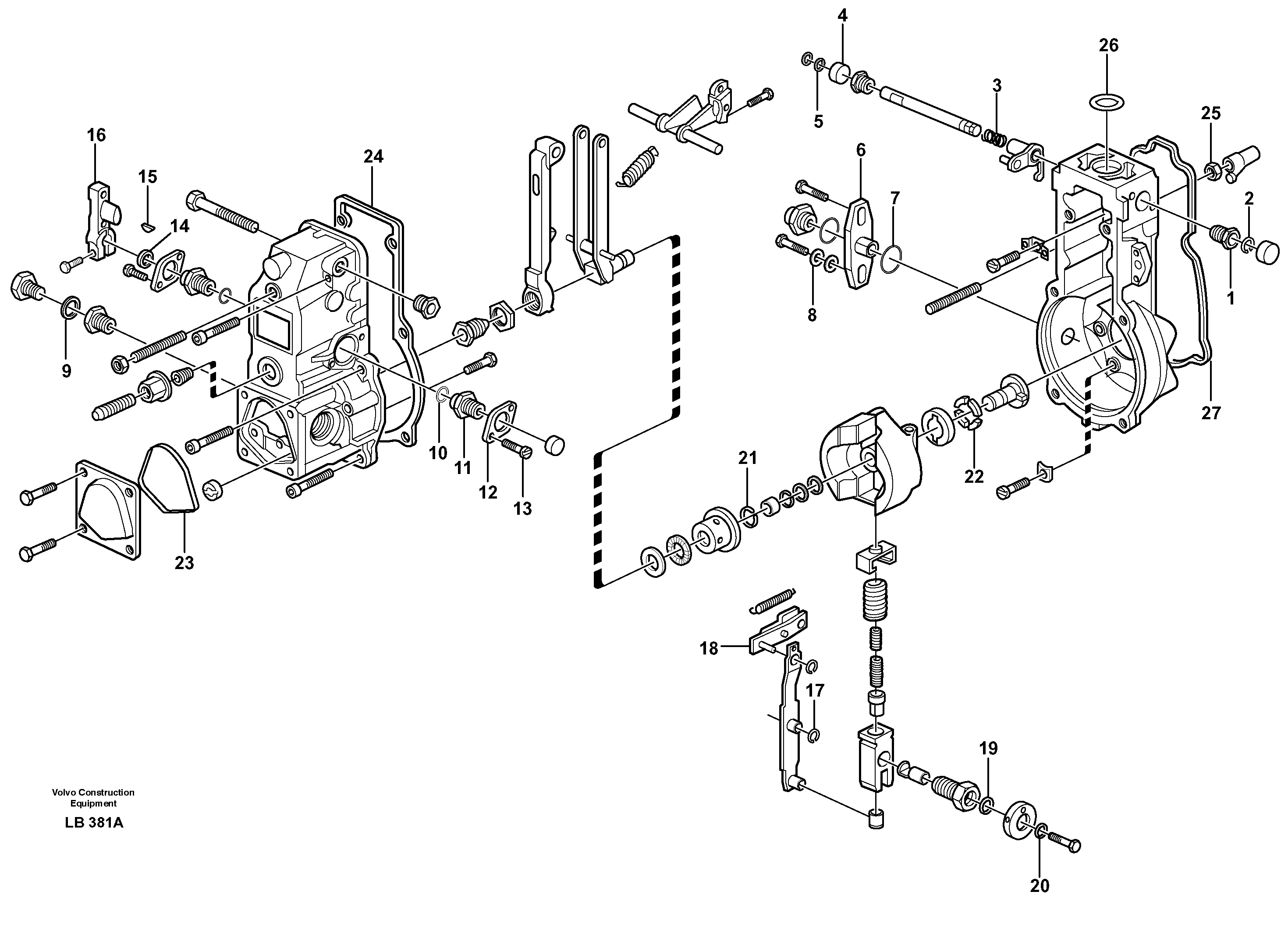Centrifugal governor — volvo parts diagram