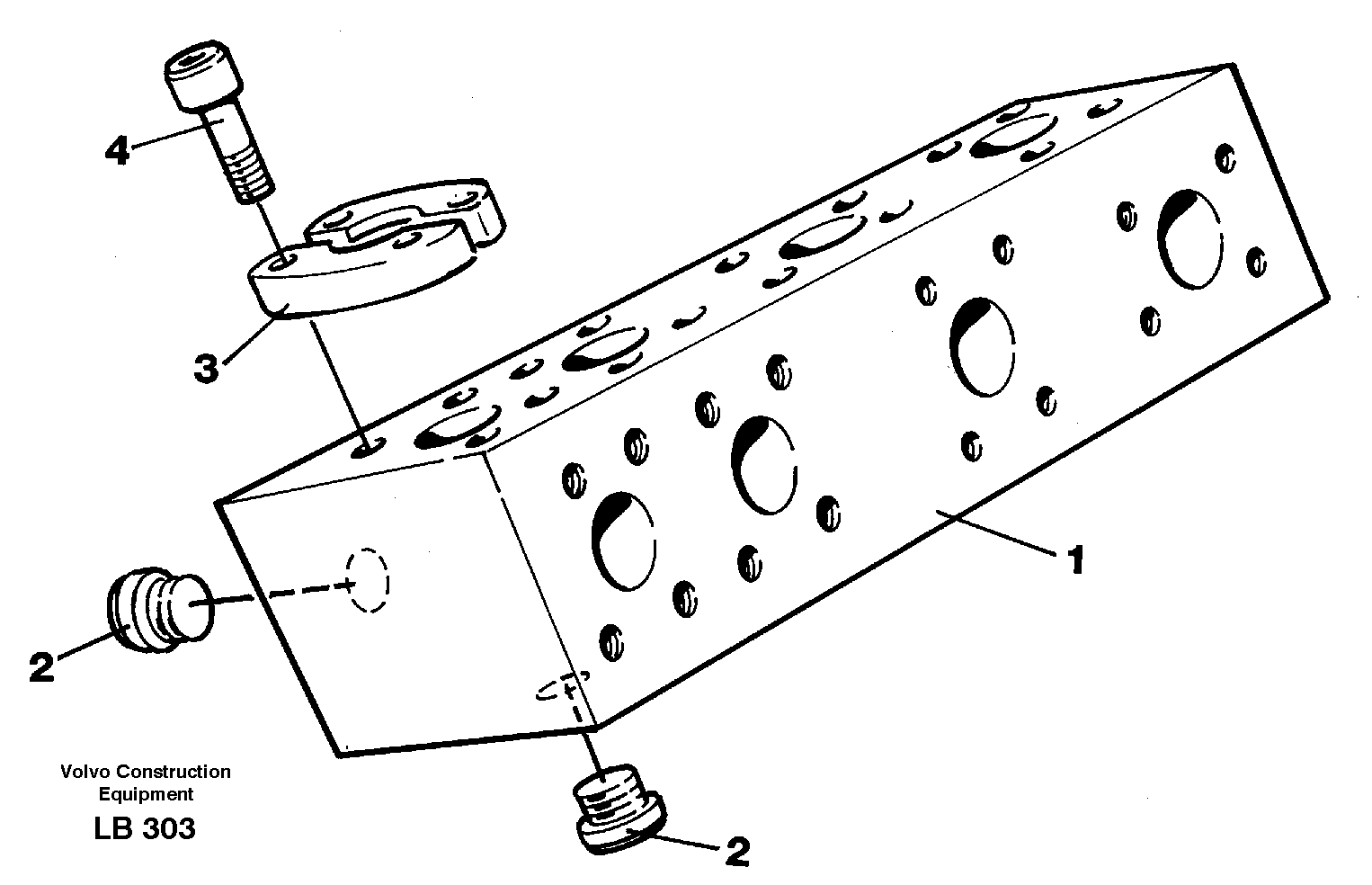 Connection board — volvo parts diagram
