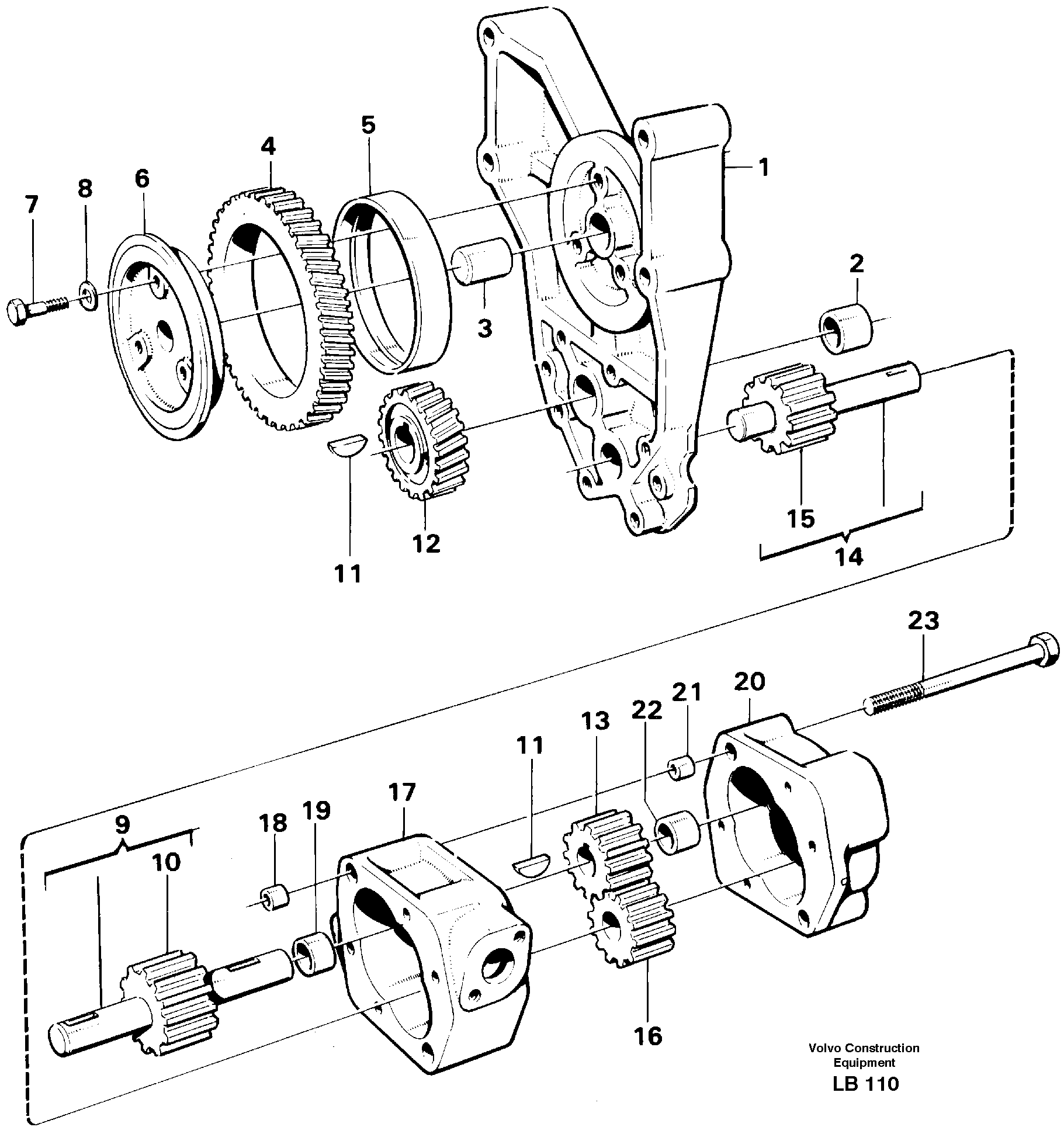 Oil pump — volvo parts diagram