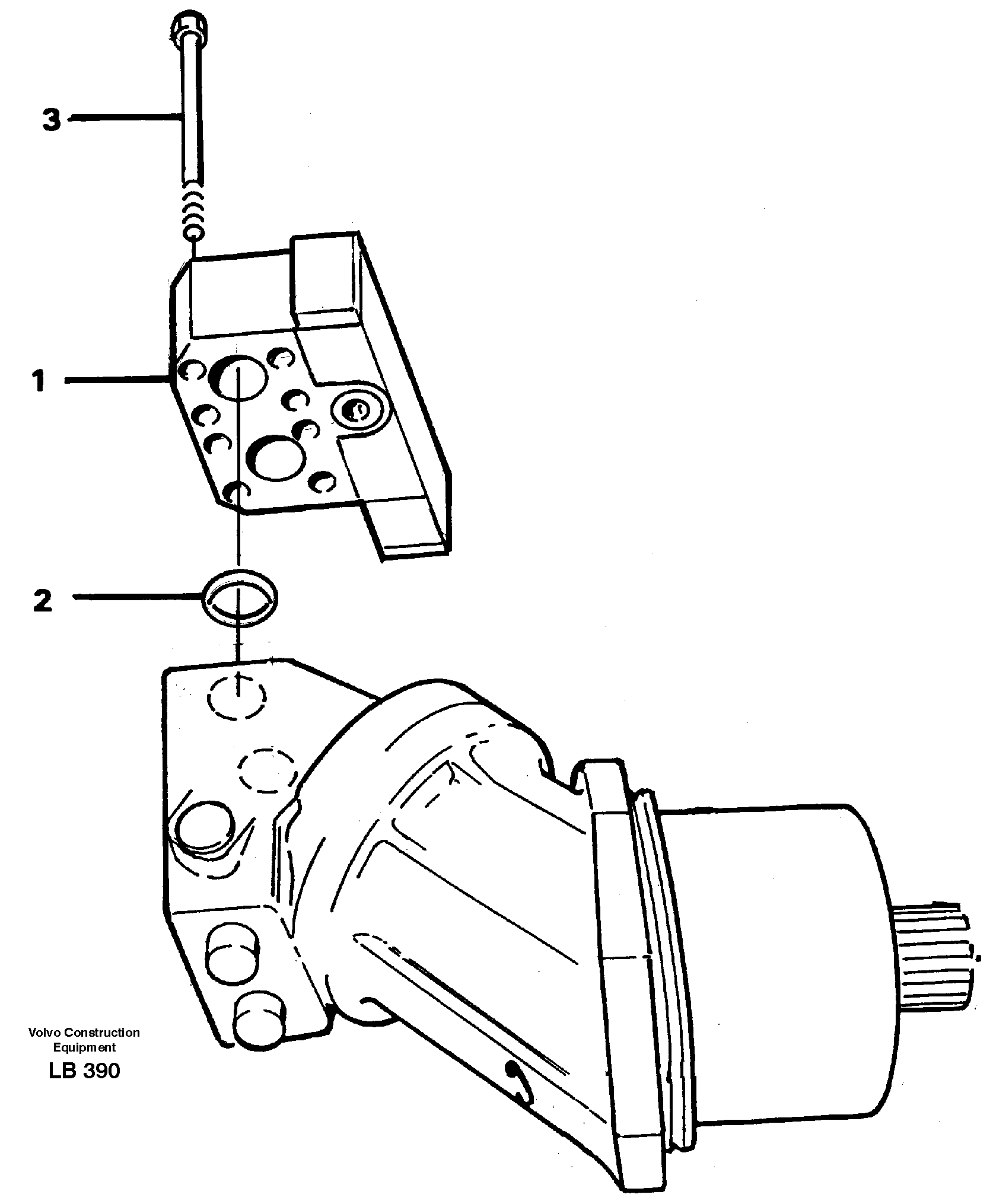 Brake valve kit  14302600 — volvo parts diagram