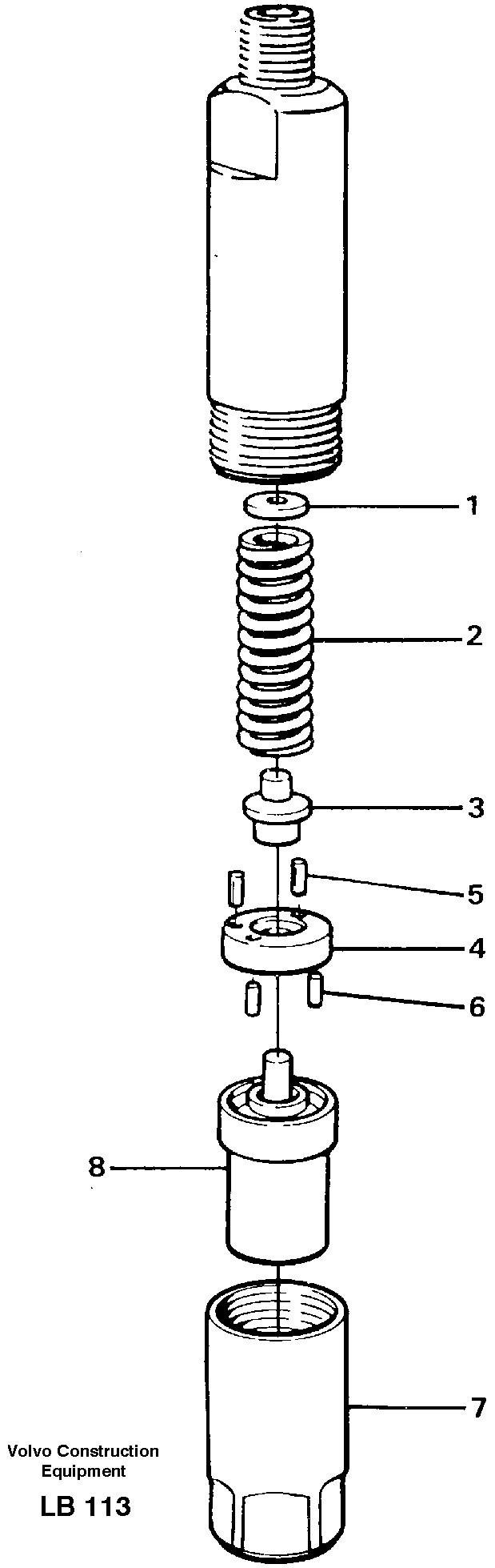 Injector — volvo parts diagram
