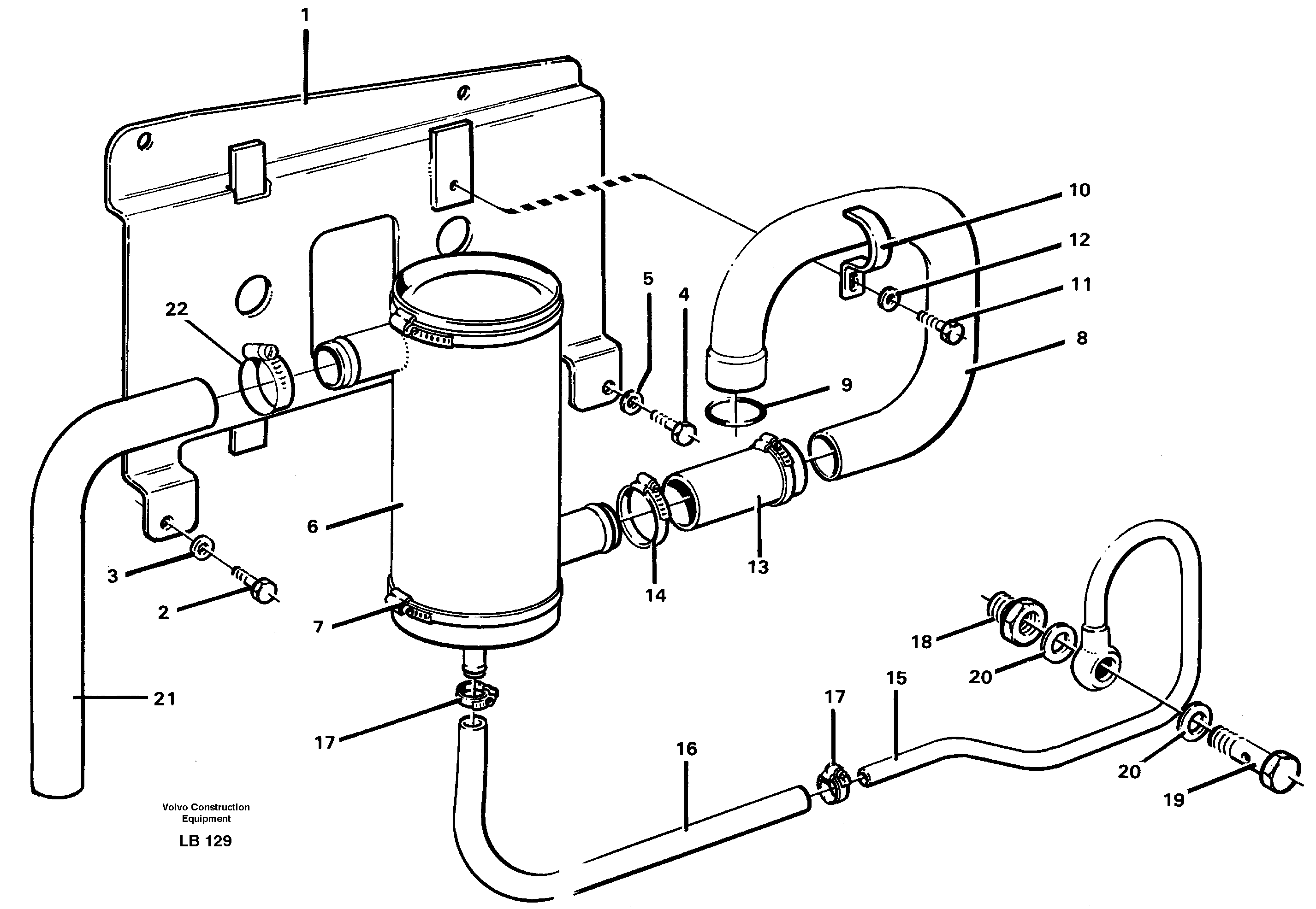 Crankcase ventilation — volvo parts diagram