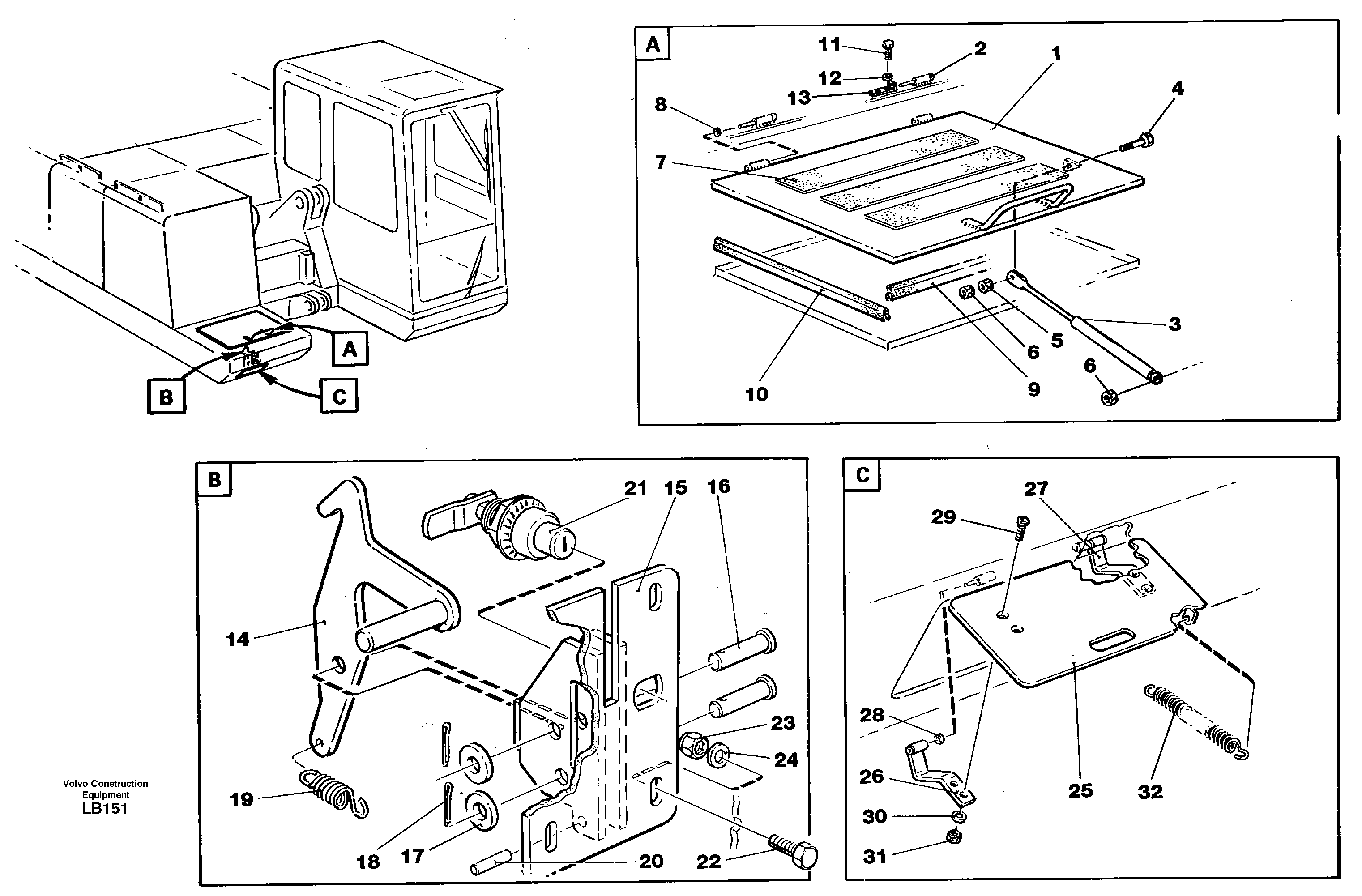 Battery disconnector — volvo parts diagram