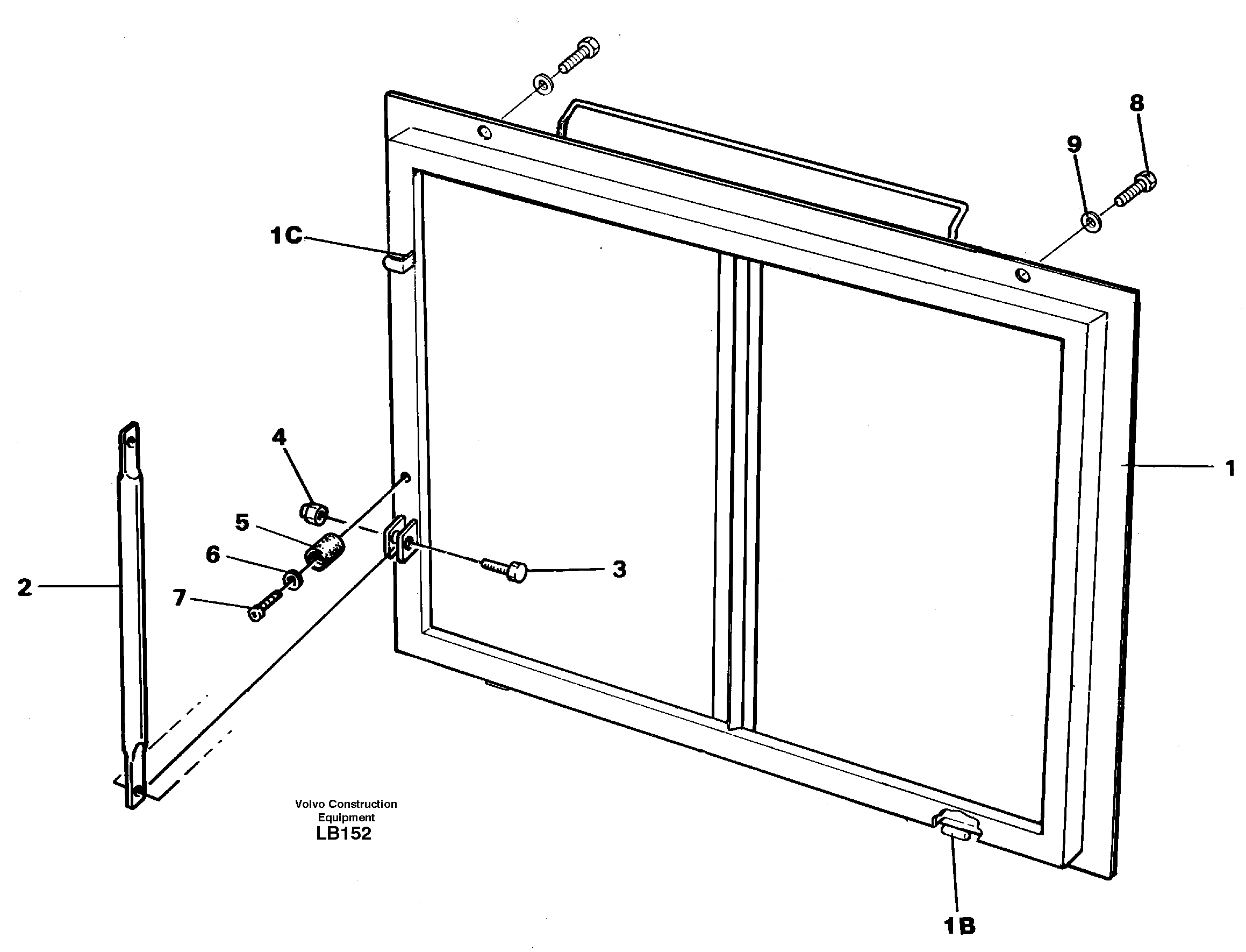Hatch, valve housing, front — volvo parts diagram