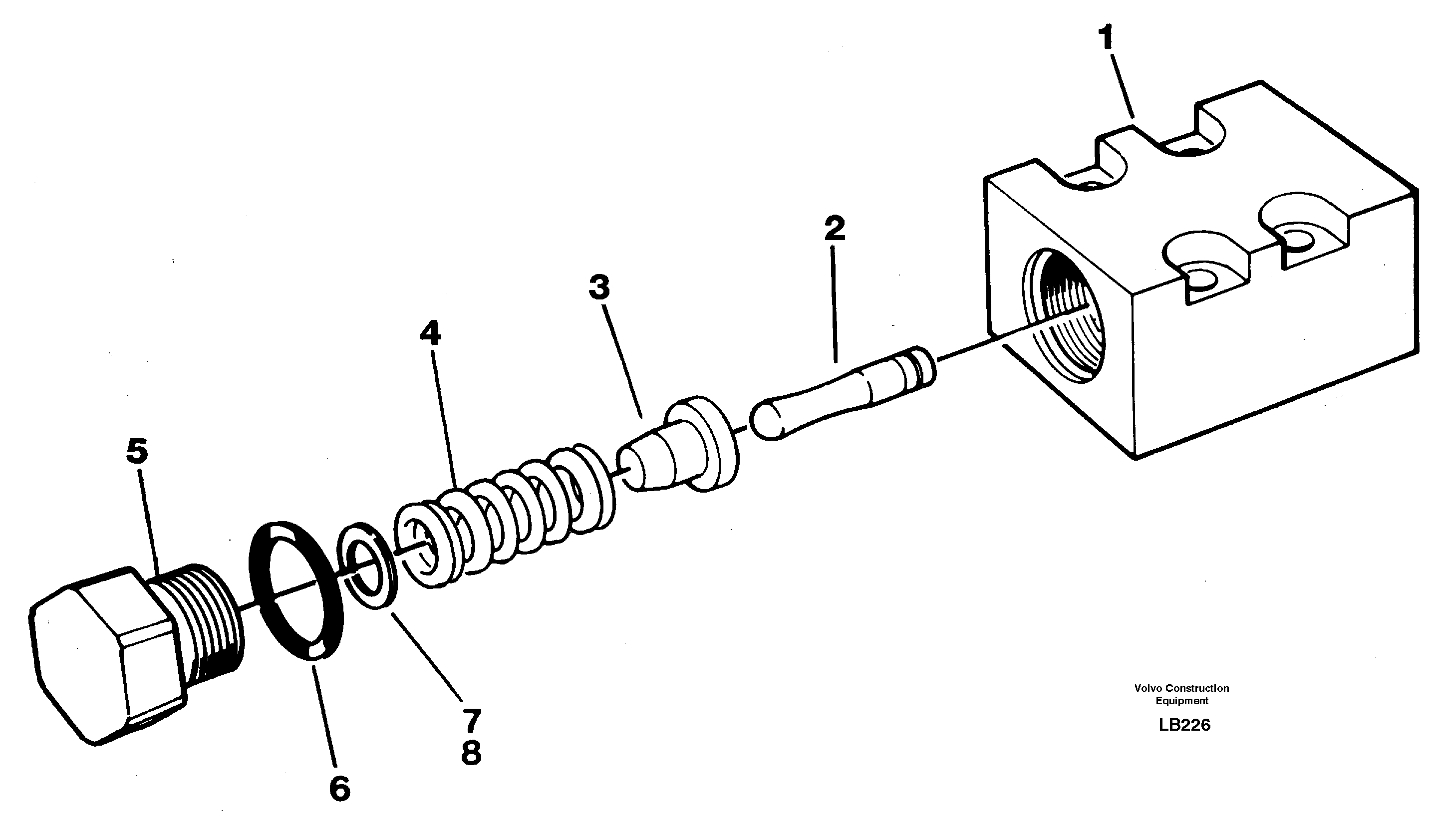 Pressure limiting valve  14264163, 14264164 — volvo parts diagram