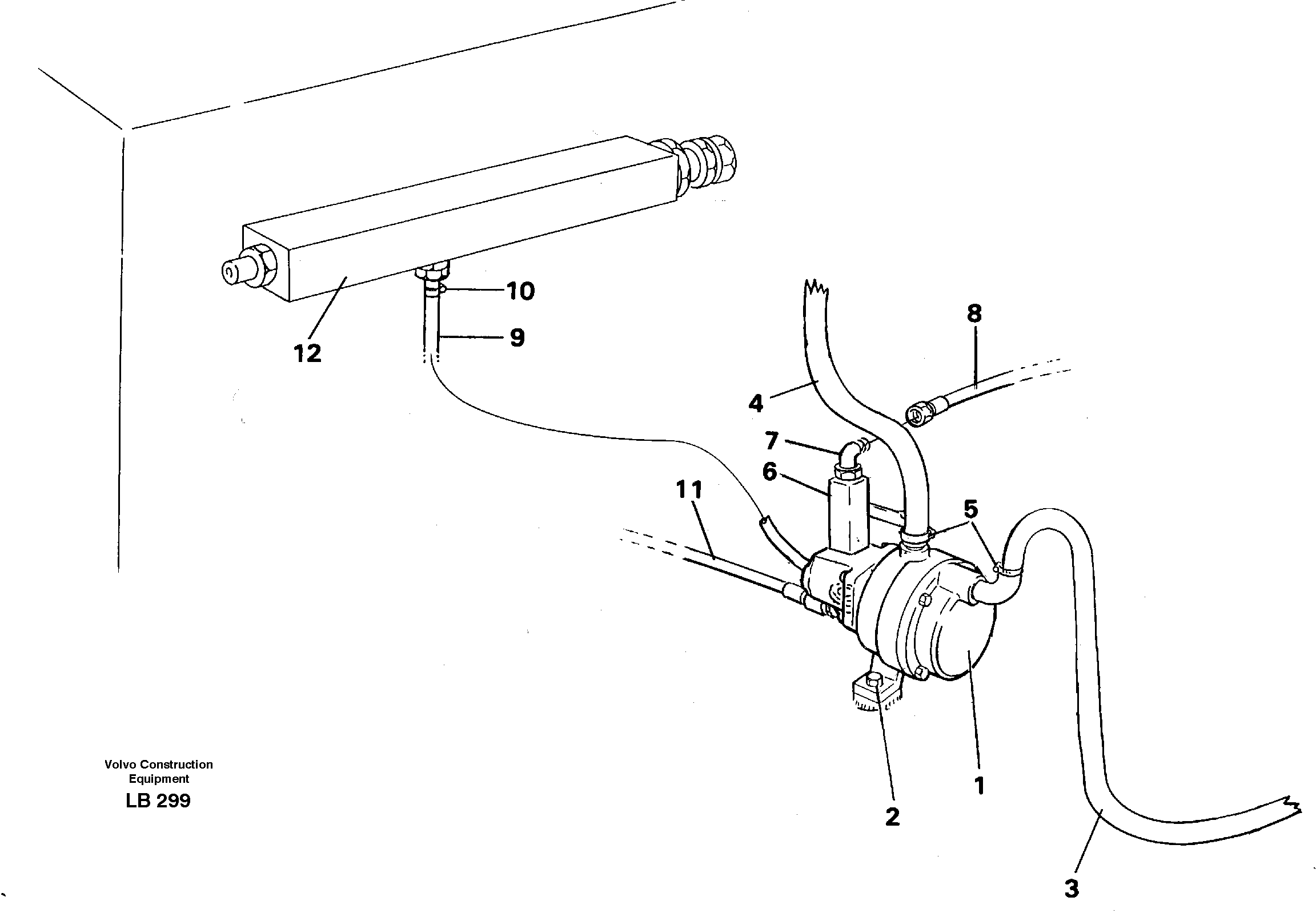 Fuel pump, hydraulic — volvo parts diagram