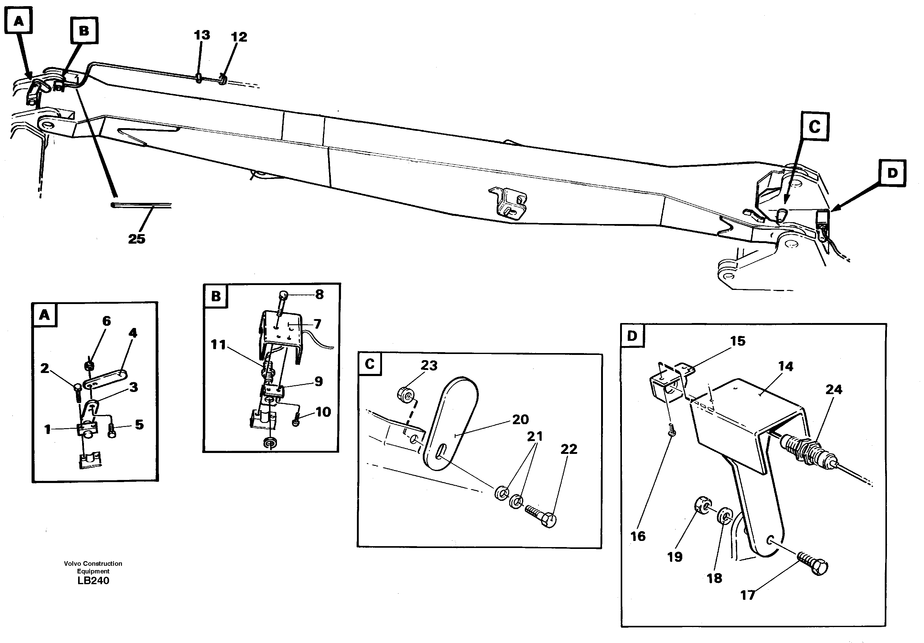 Electric installation on handling equipment — volvo parts diagram