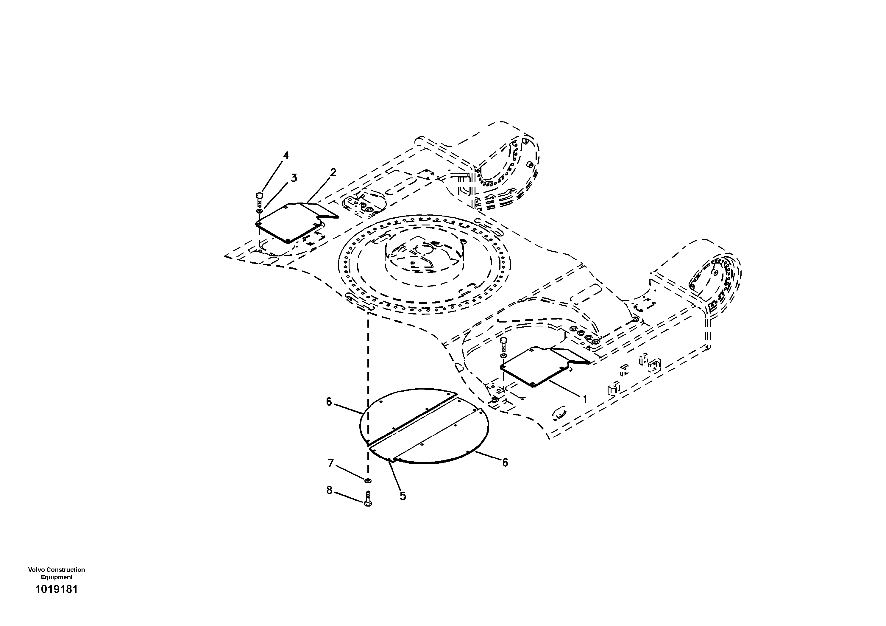 Protecting plate — volvo parts diagram