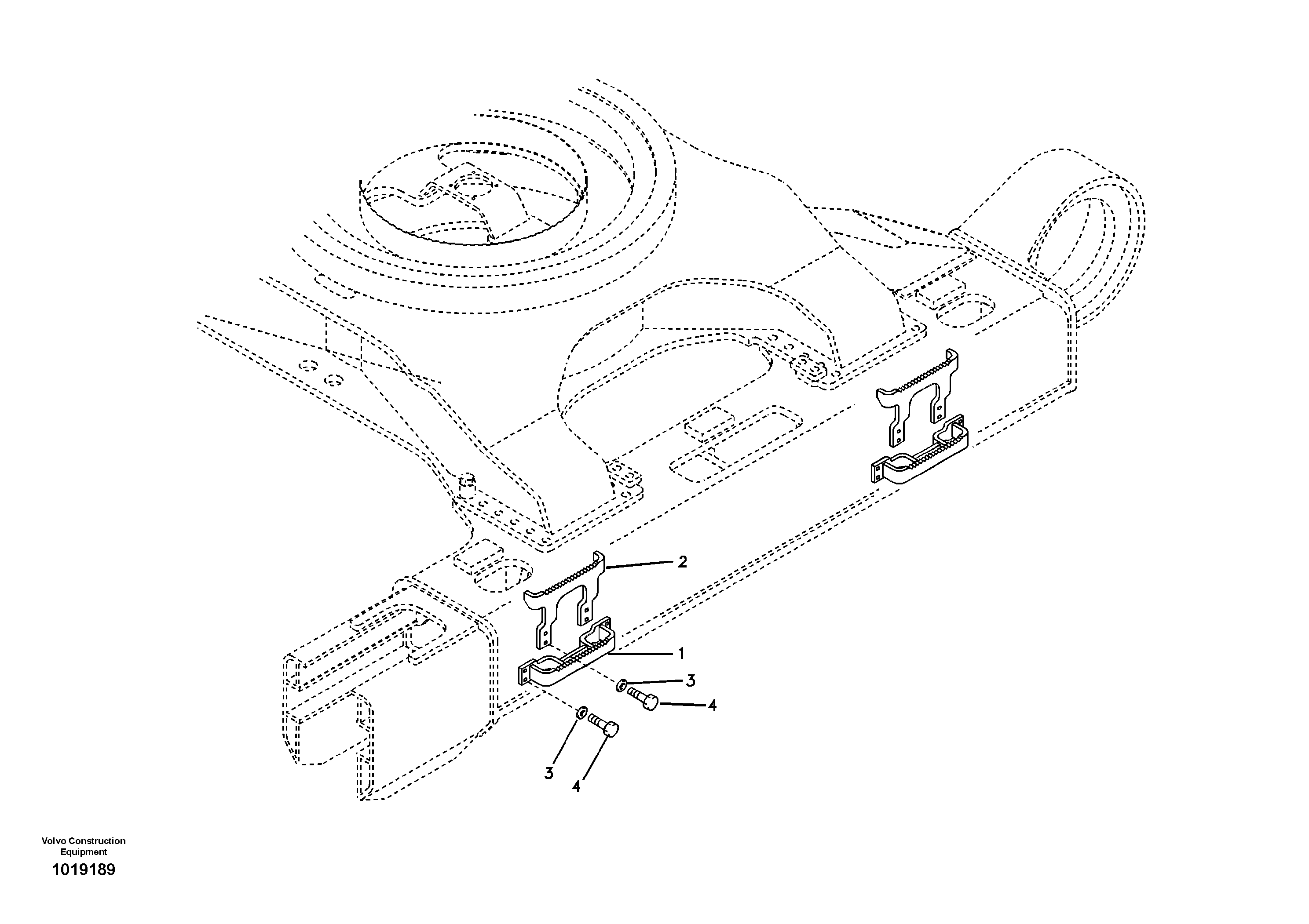 Foot step — volvo parts diagram