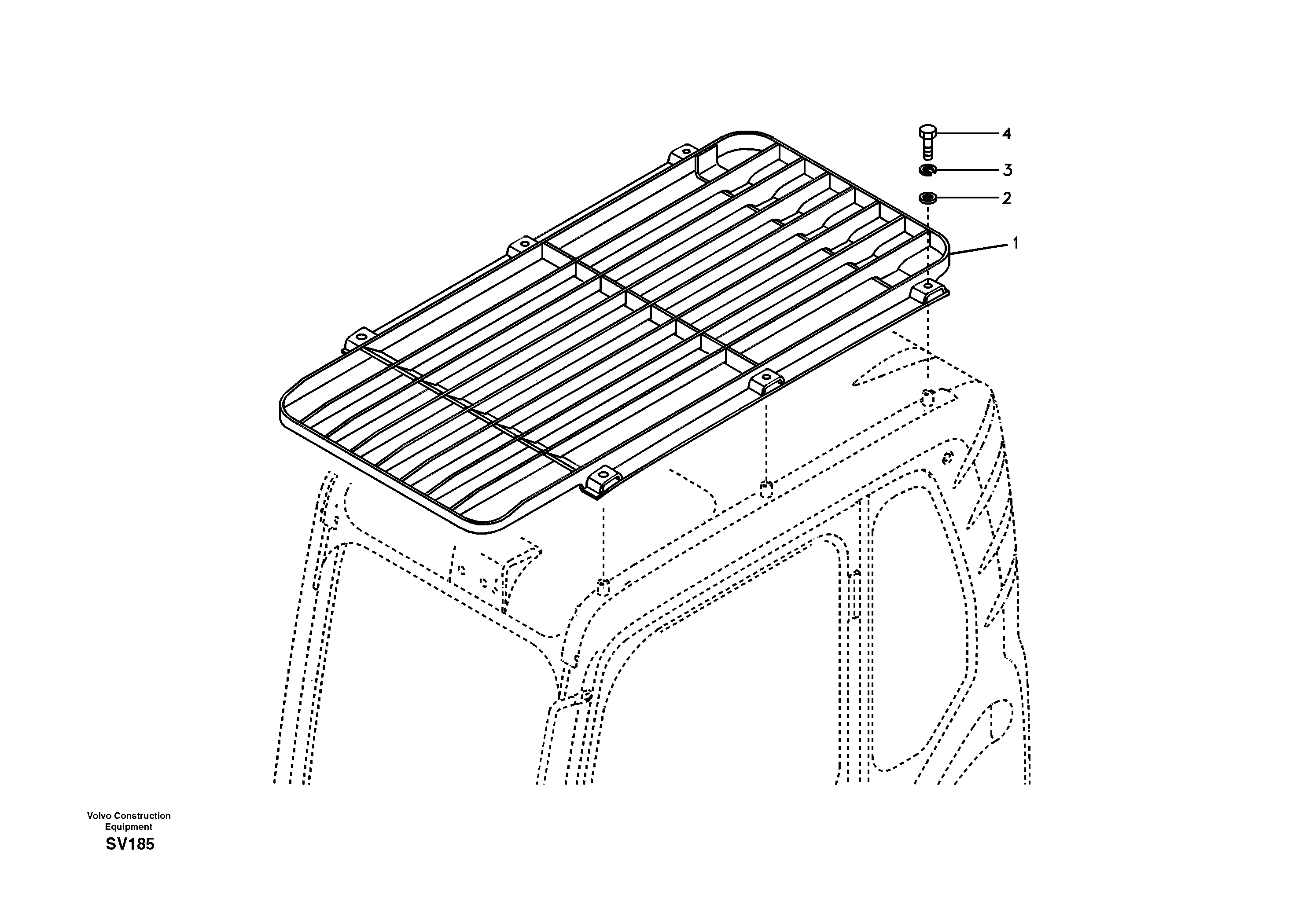 Fops, protecting equipment — volvo parts diagram