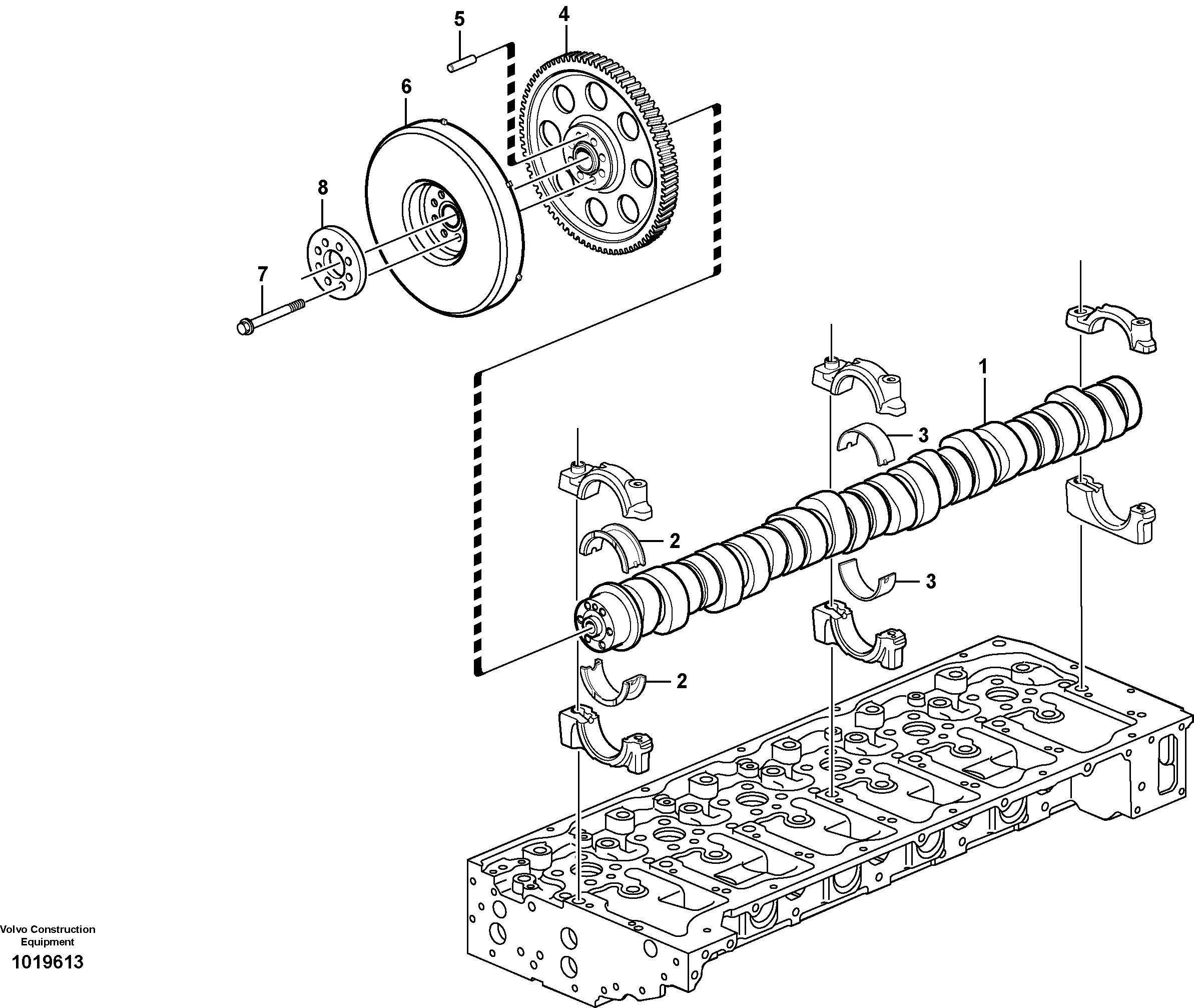 Camshaft — volvo parts diagram