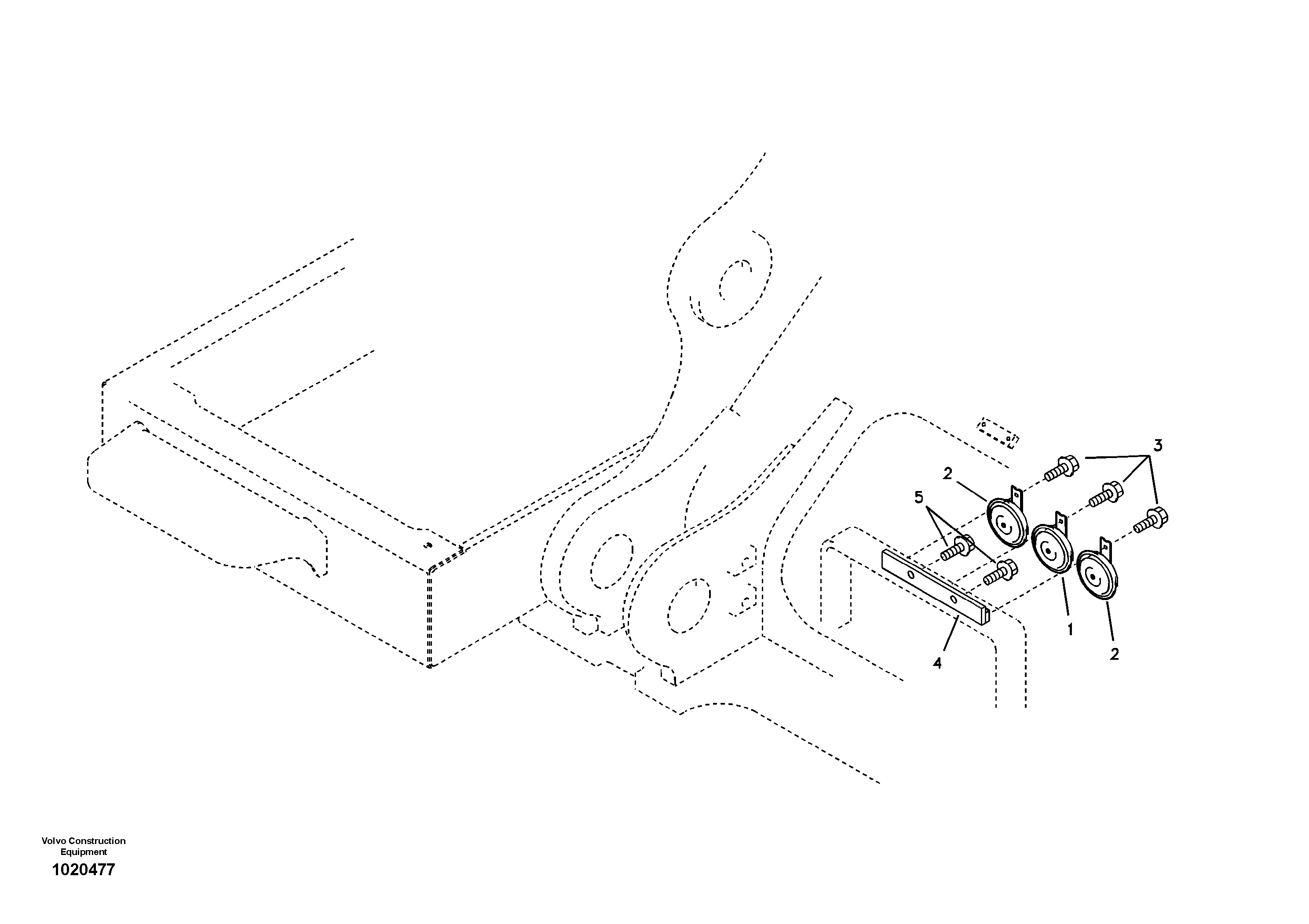 Horn — volvo parts diagram