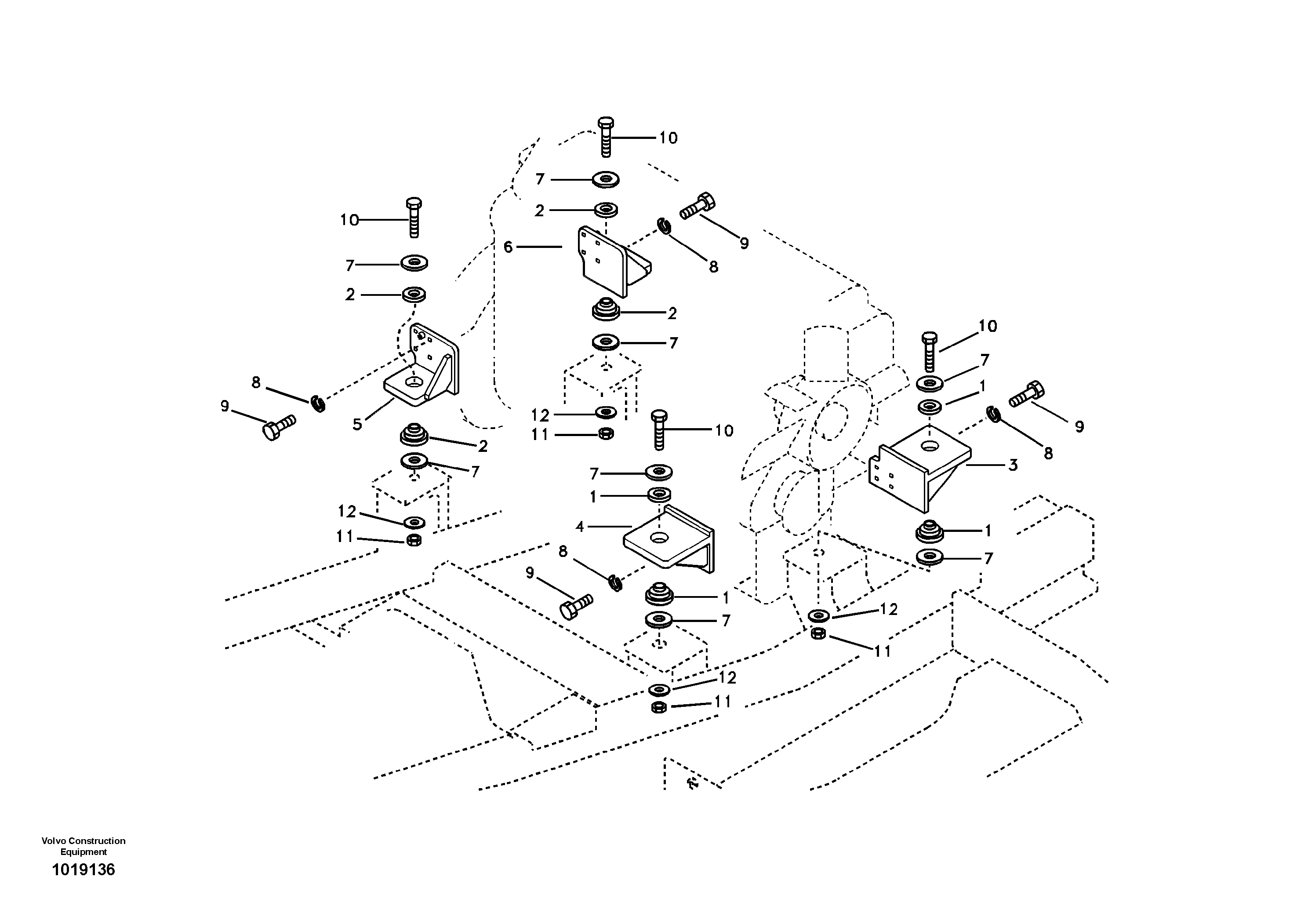Engine mount — volvo parts diagram