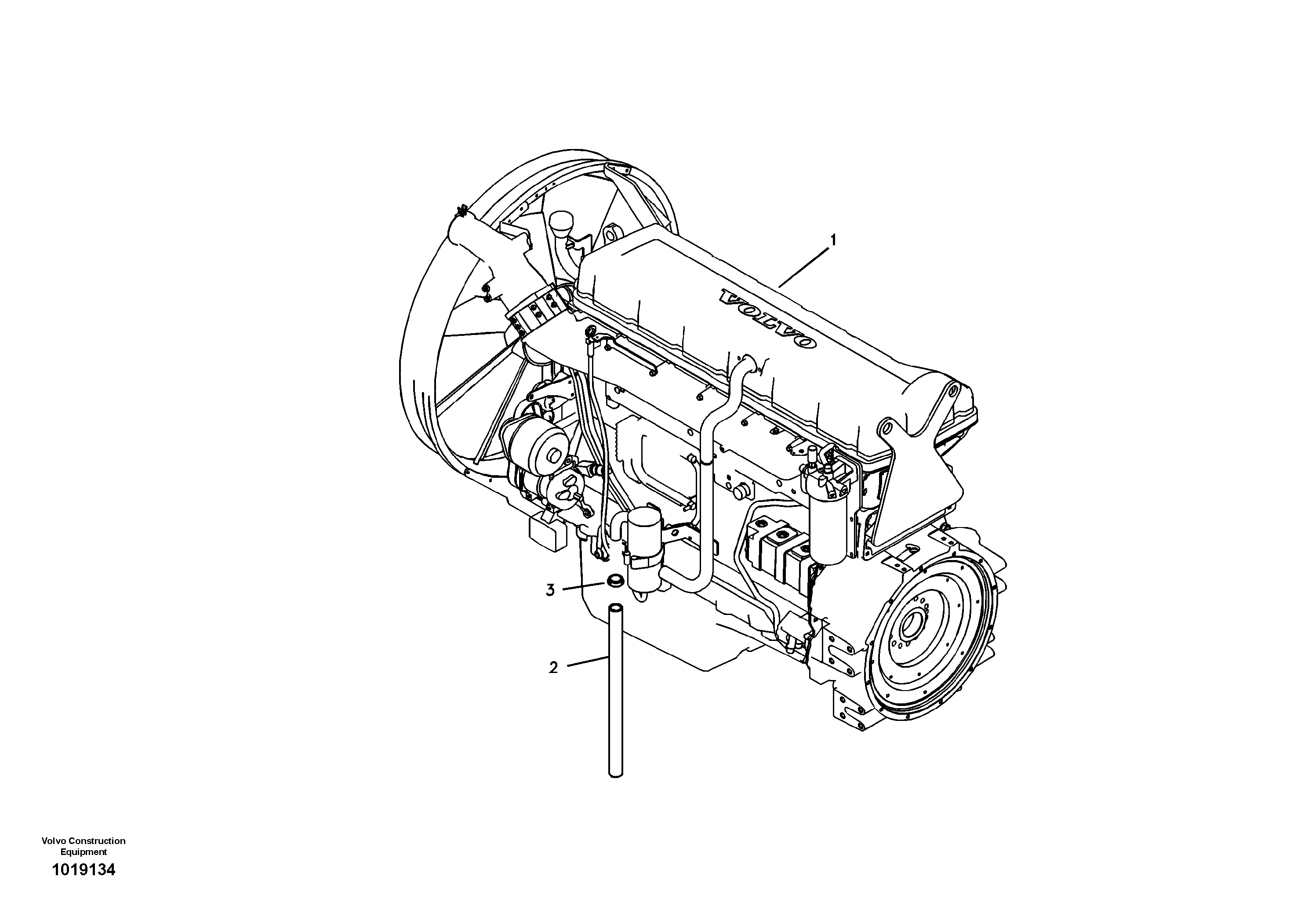 Engine — volvo parts diagram