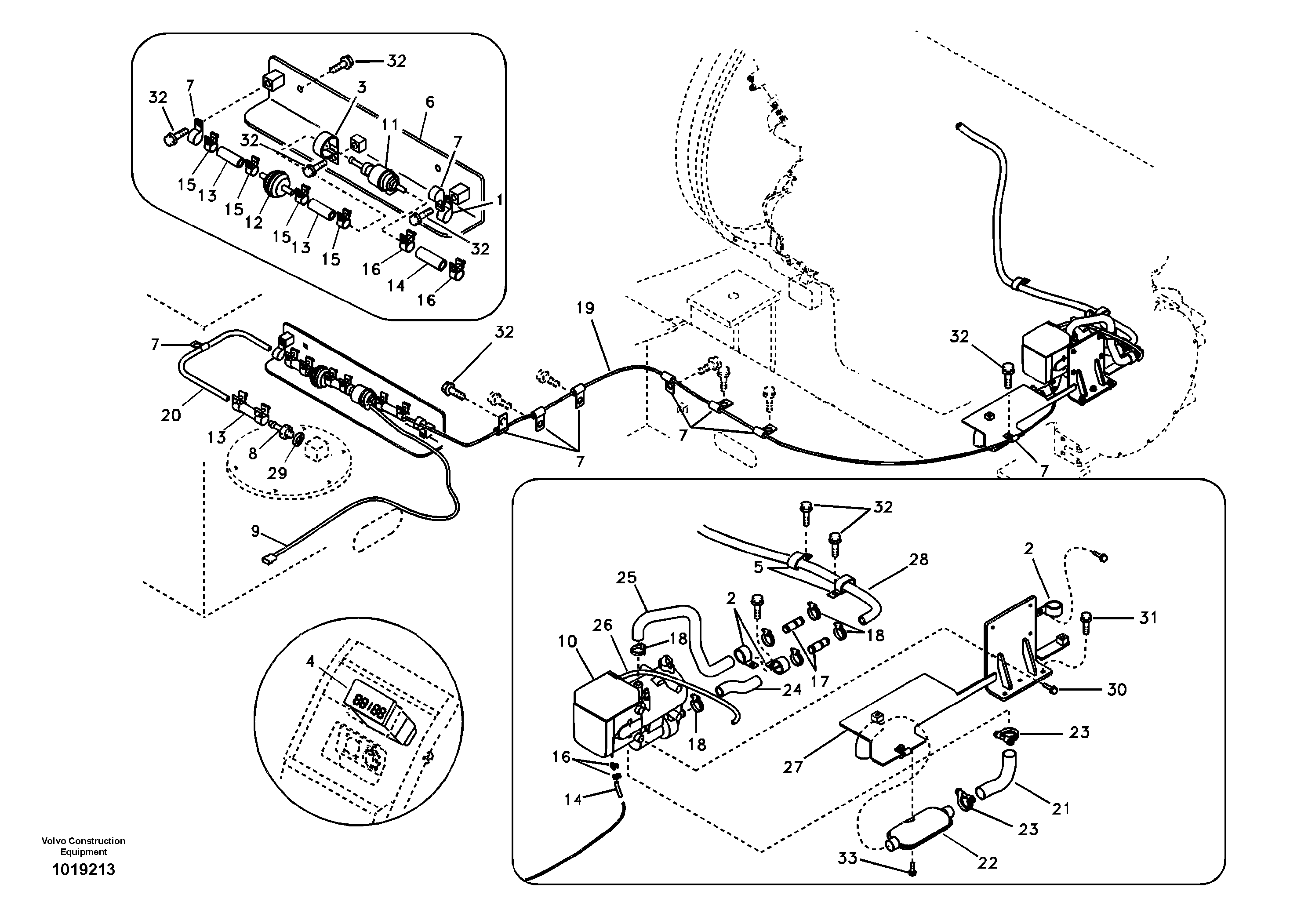 Auxiliary Heater — volvo parts diagram