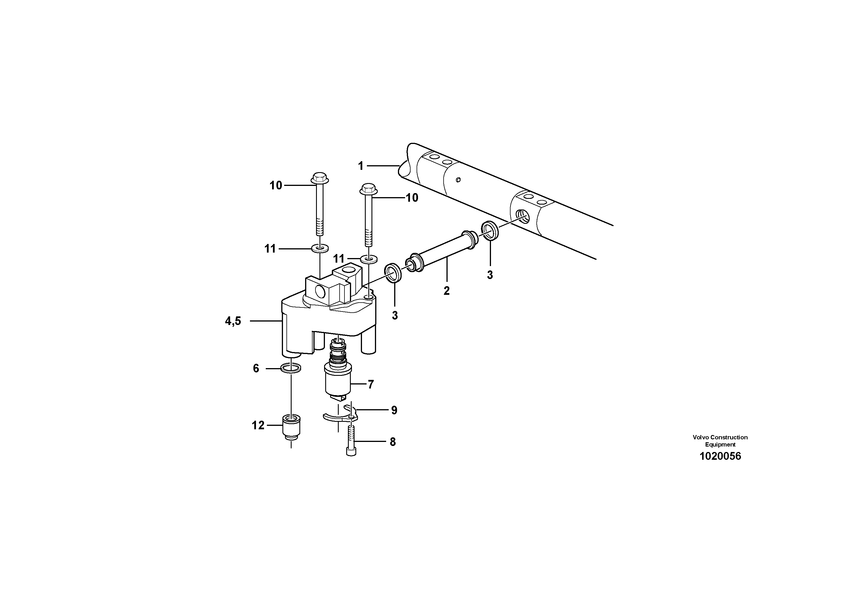 Valve mechanism — volvo parts diagram
