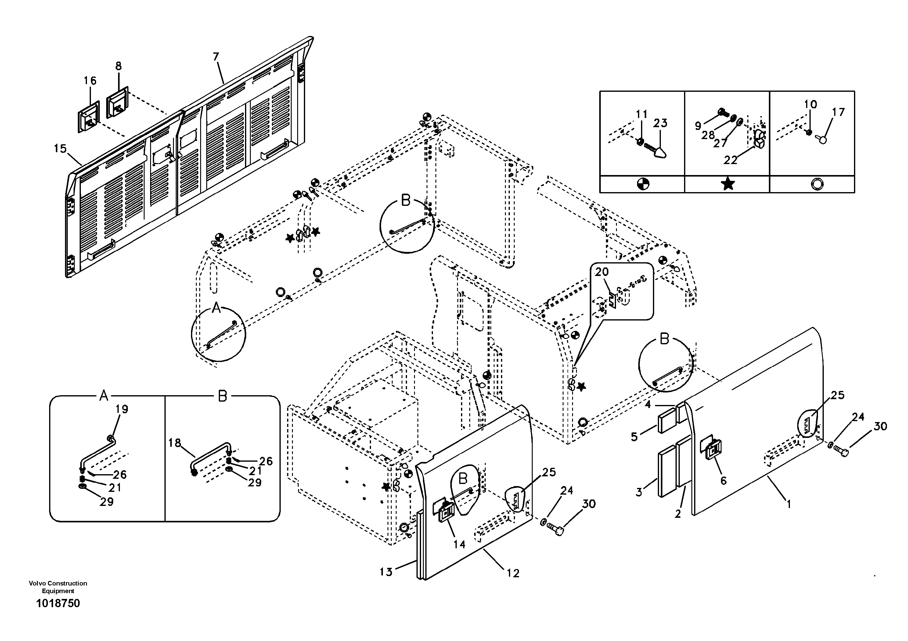 Door, side — volvo parts diagram