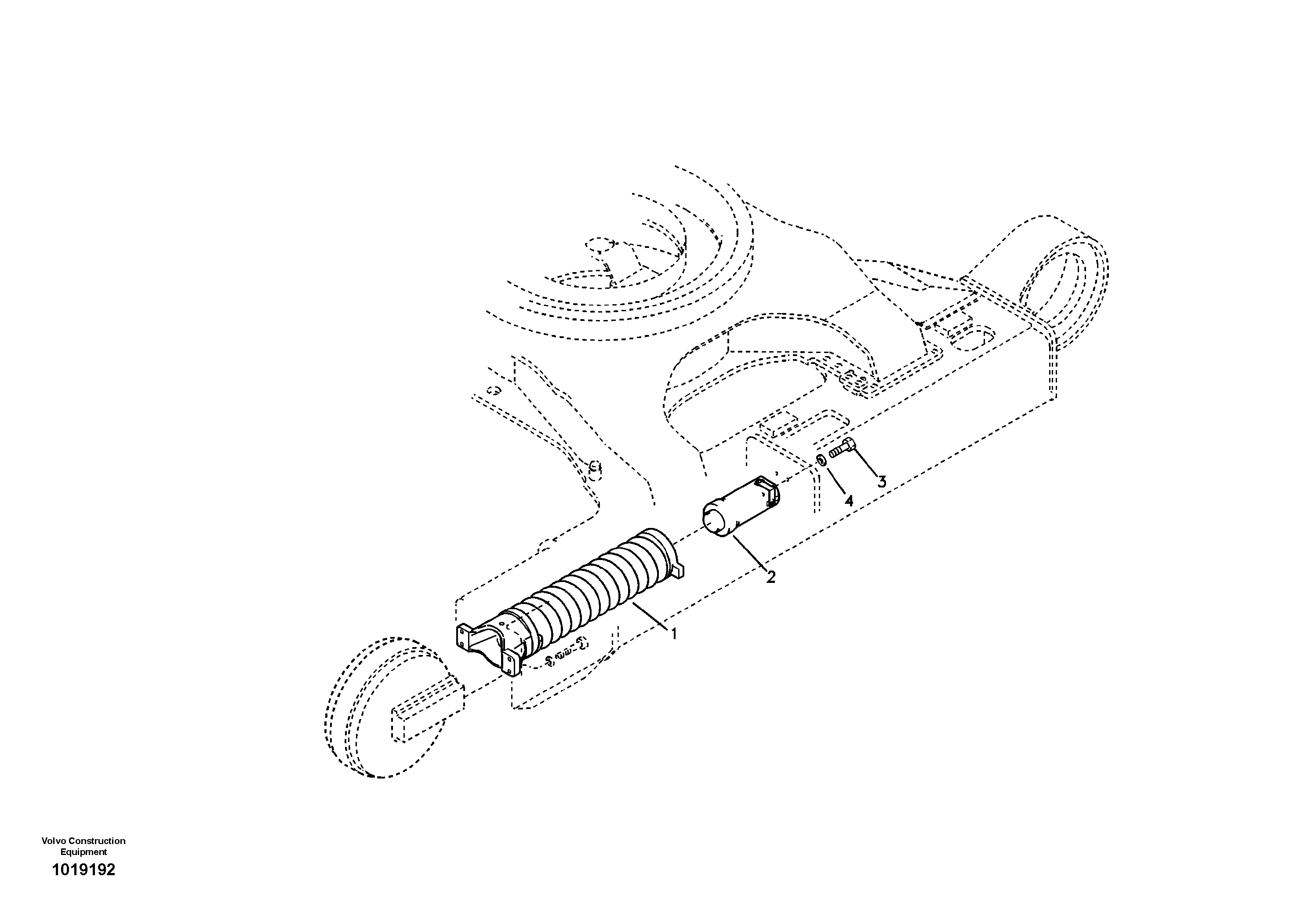 Undercarriage, spring package — volvo parts diagram