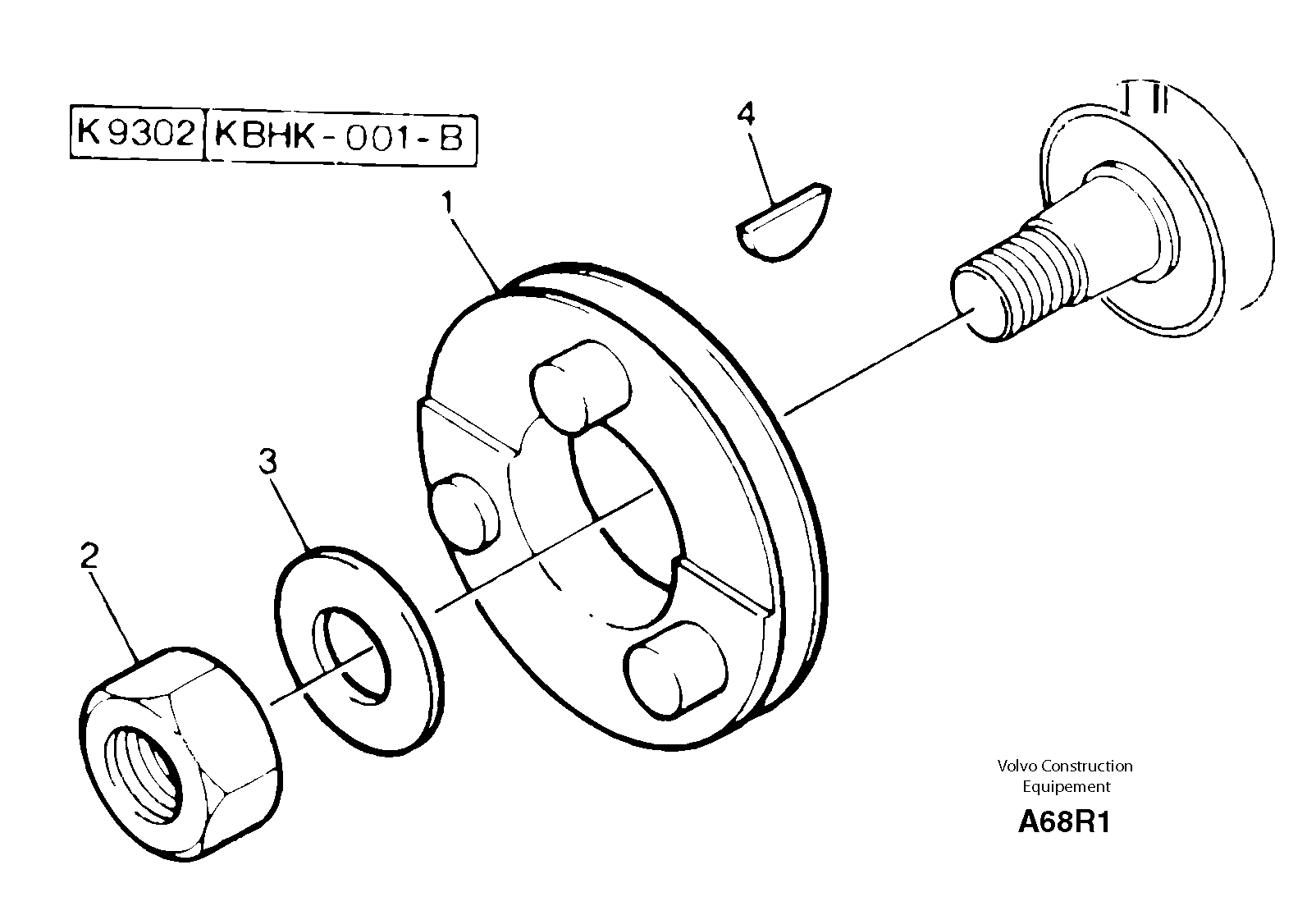 Front end drive input — volvo parts diagram
