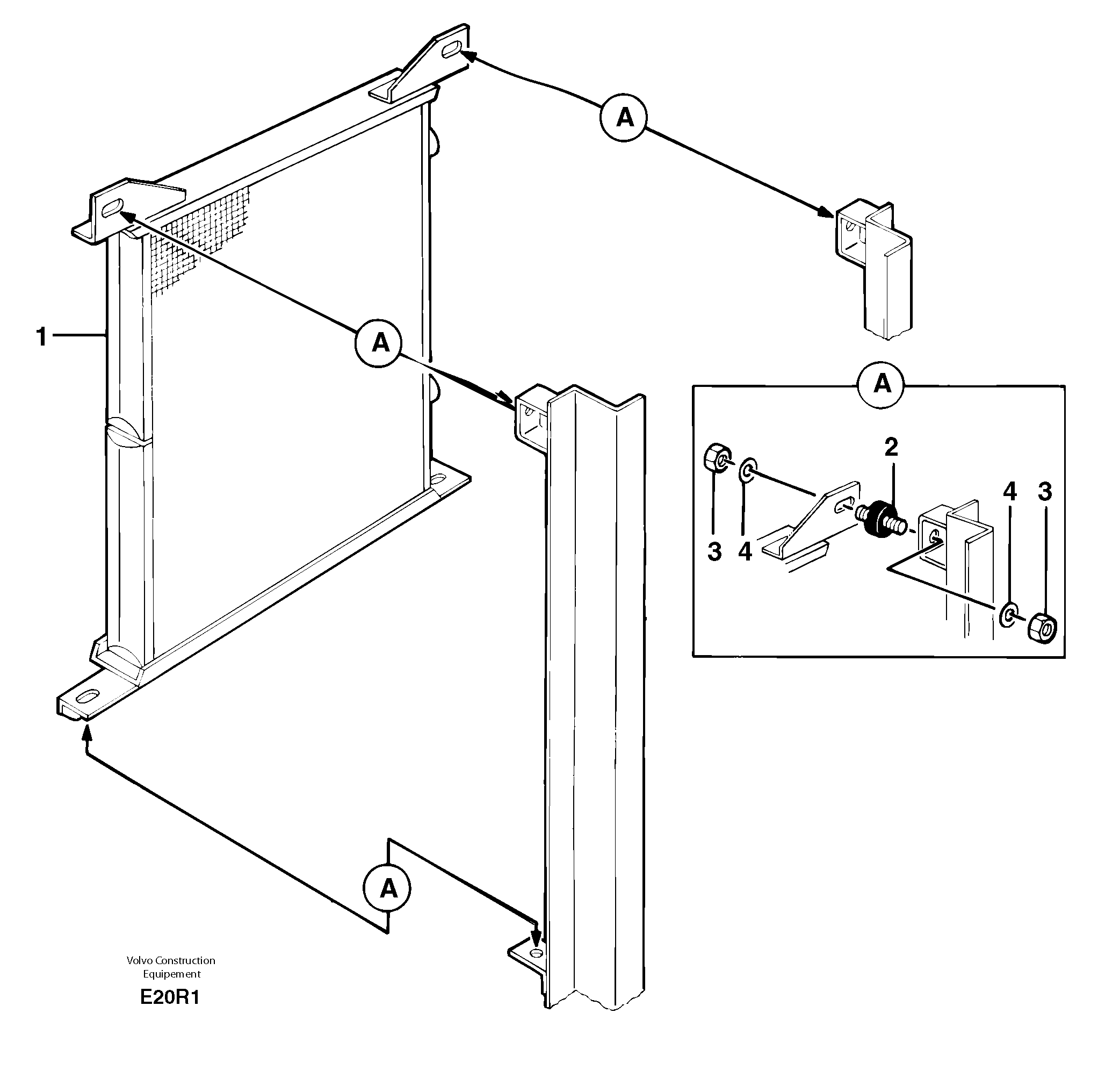 Oil cooler — volvo parts diagram