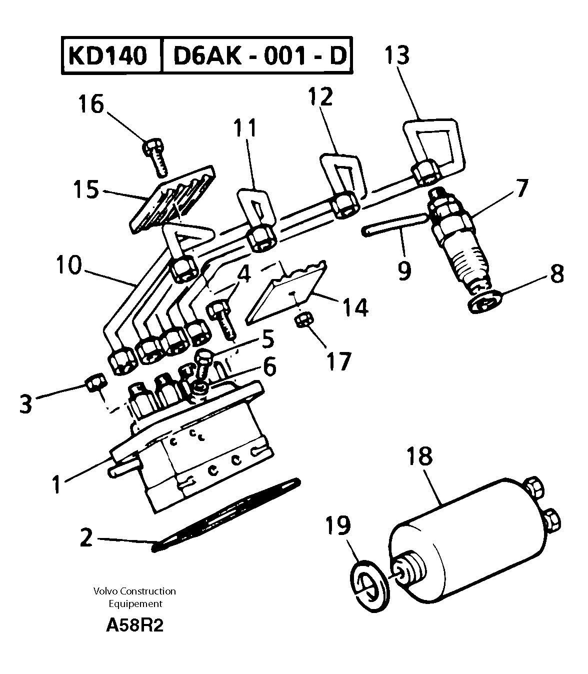 Fuel injection equipment ( diesel ) — volvo parts diagram