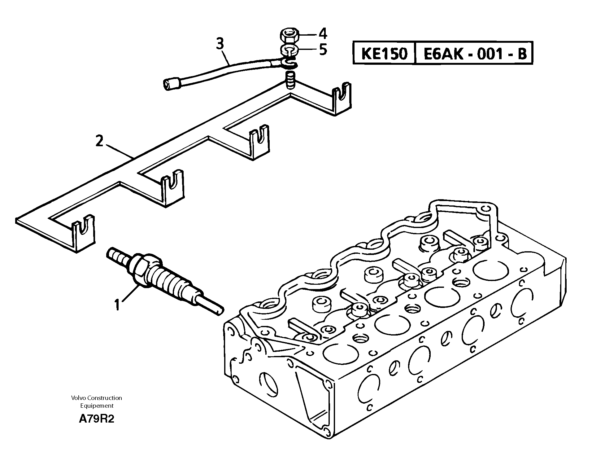 Cold-start system — volvo parts diagram