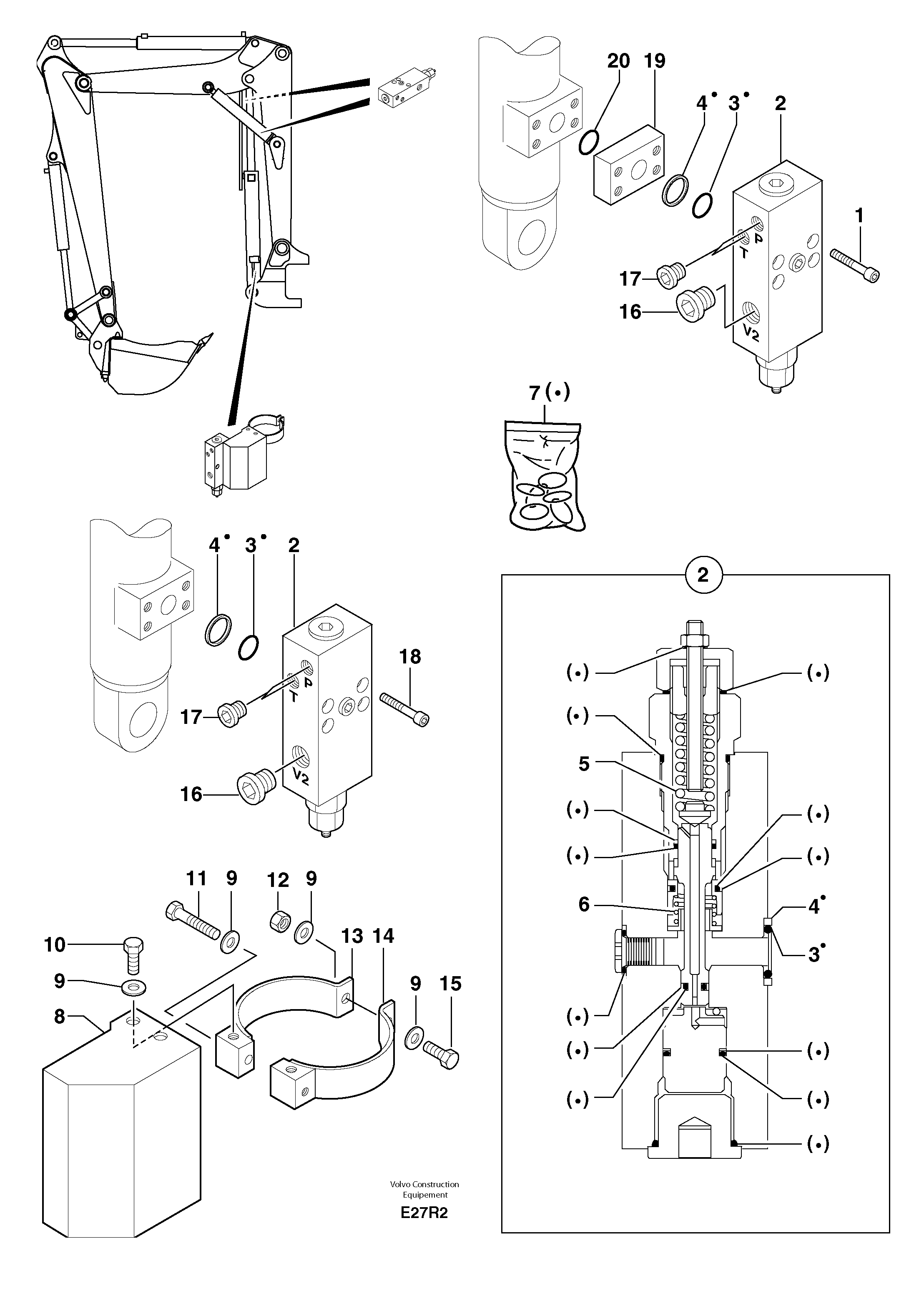 Safety valve — volvo parts diagram