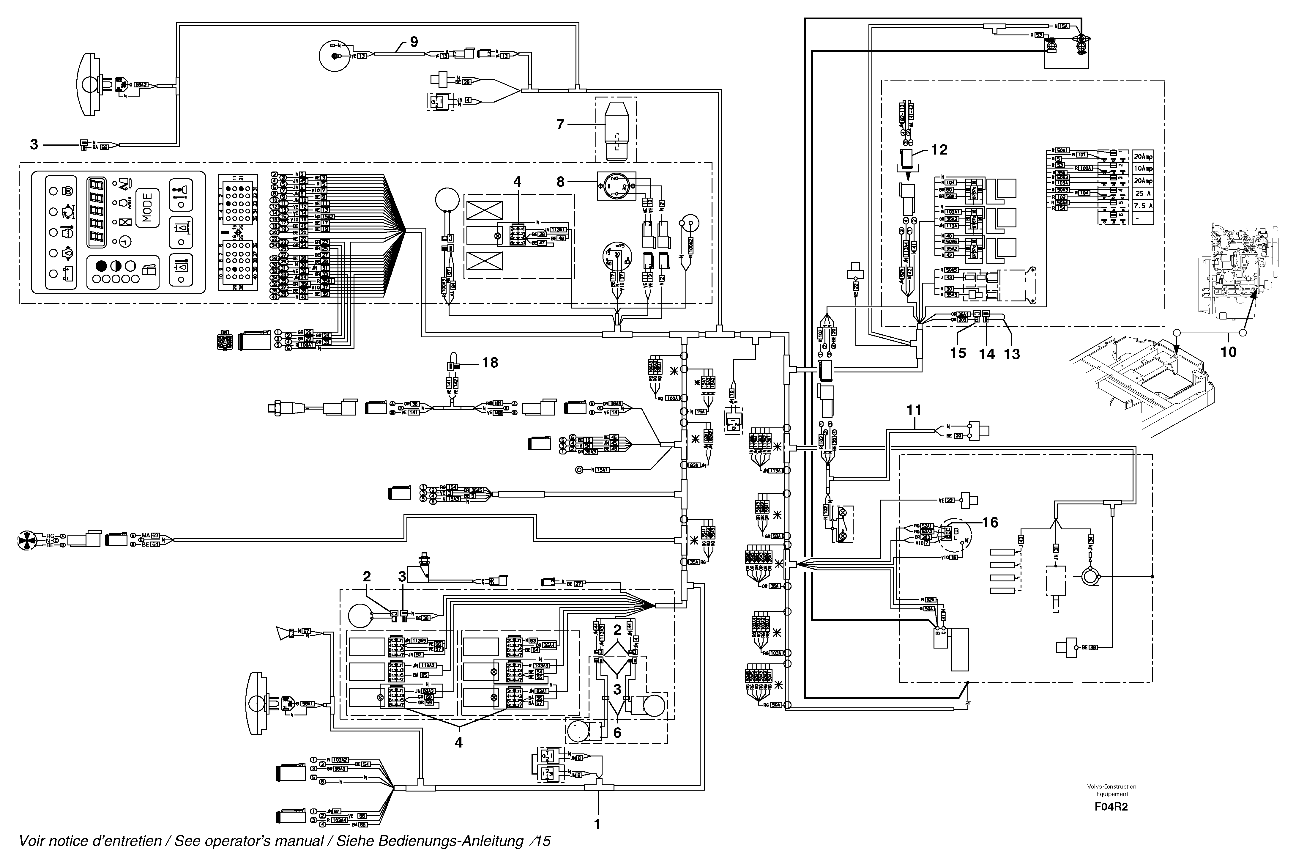 Electrical system / with Puma — volvo parts diagram