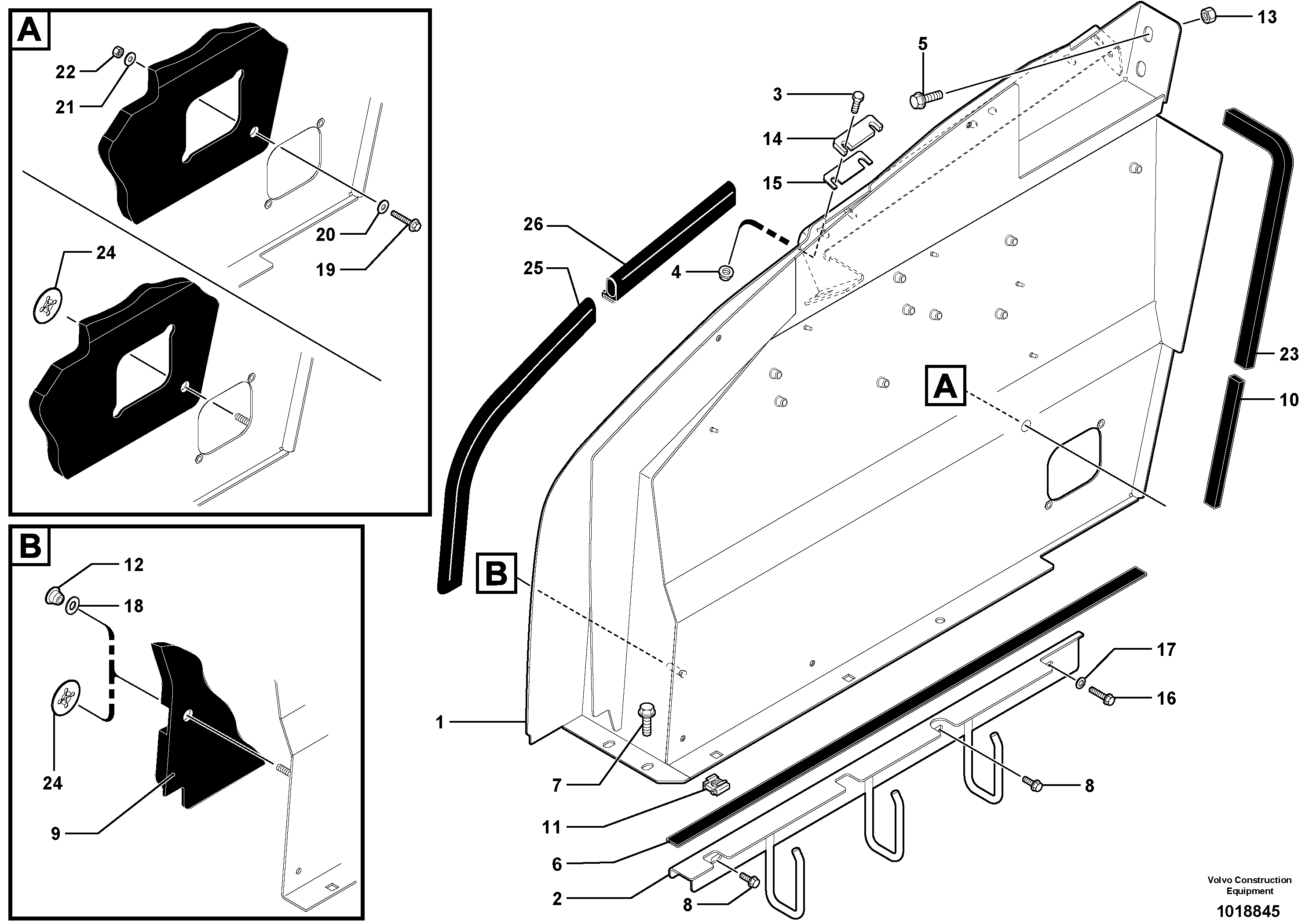 Protecting plates. — volvo parts diagram