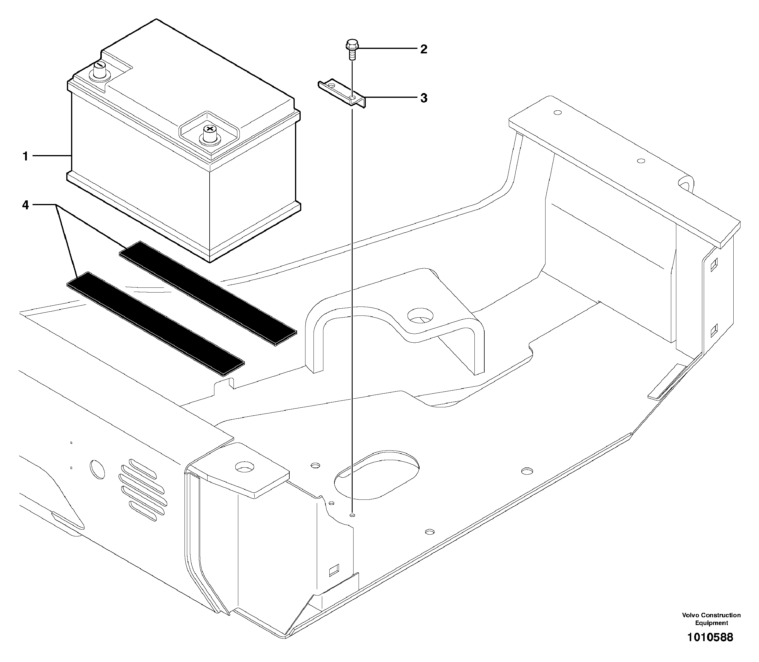 Battery — volvo parts diagram
