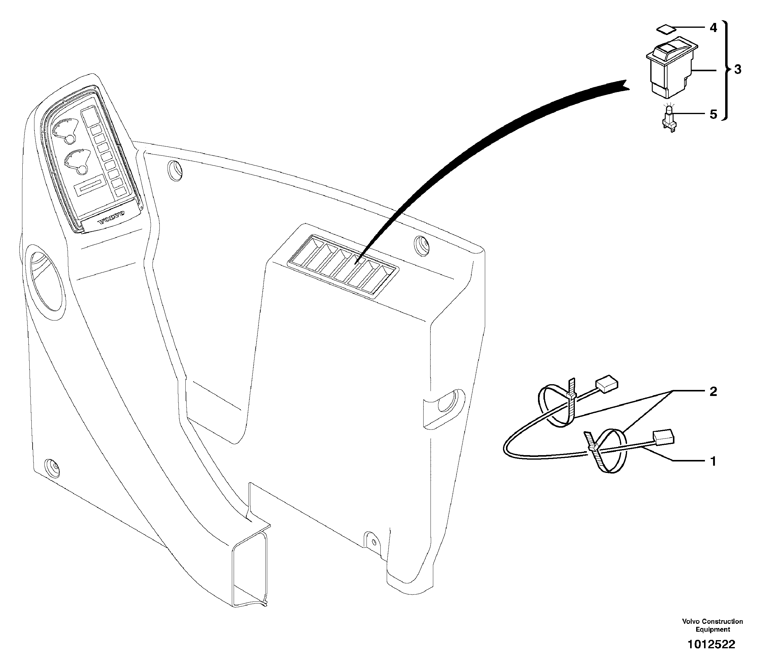 Electrical system, handling unit — volvo parts diagram