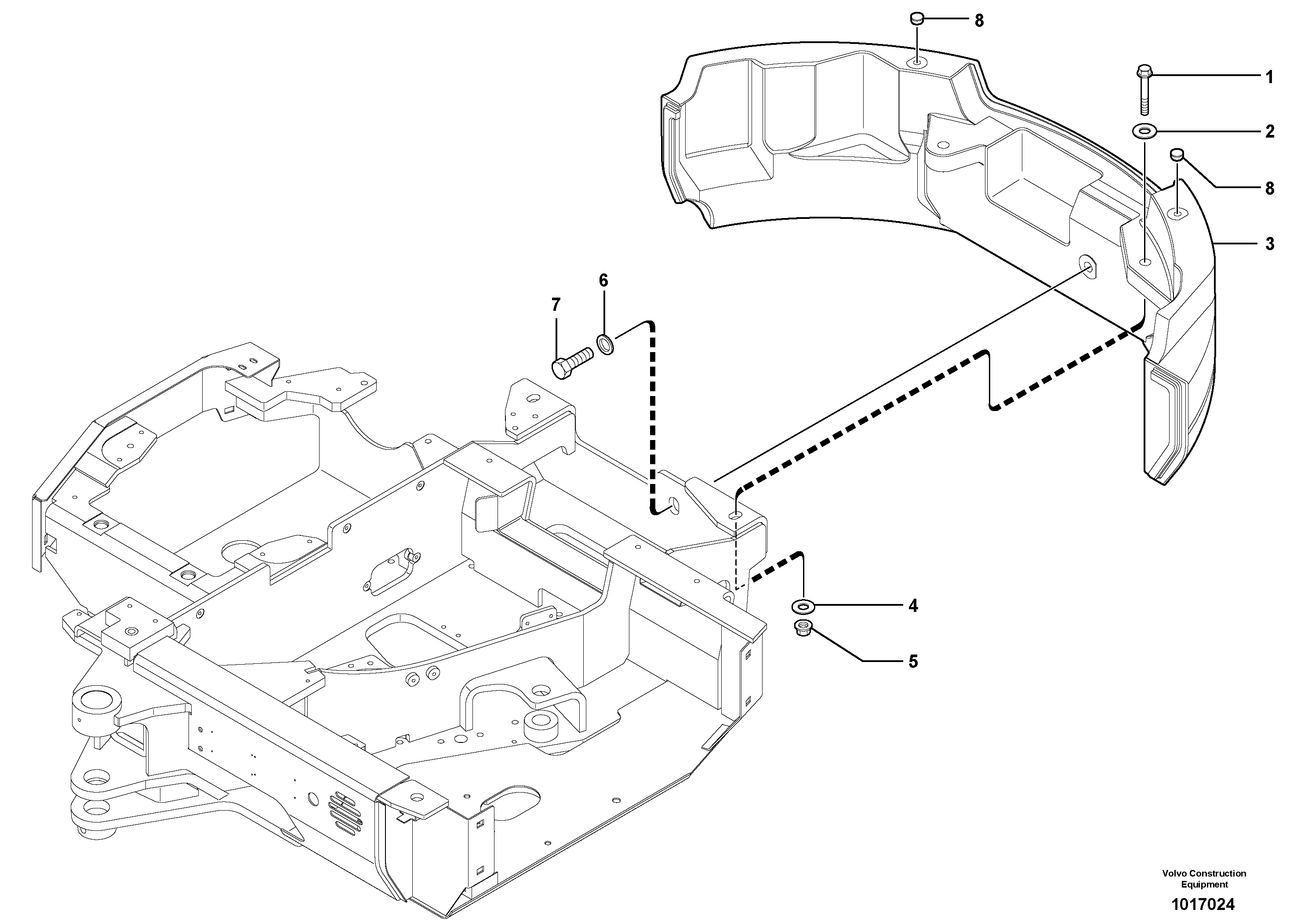 Counterweight — volvo parts diagram