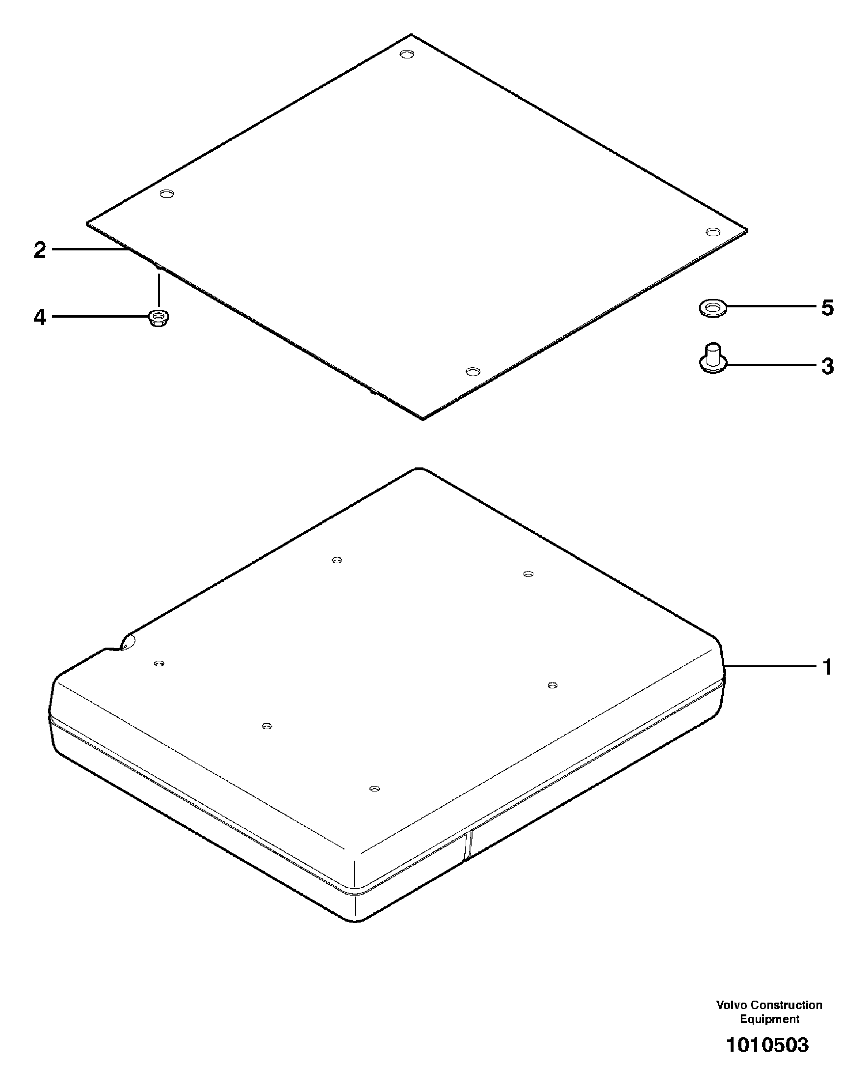 Document compartment — volvo parts diagram