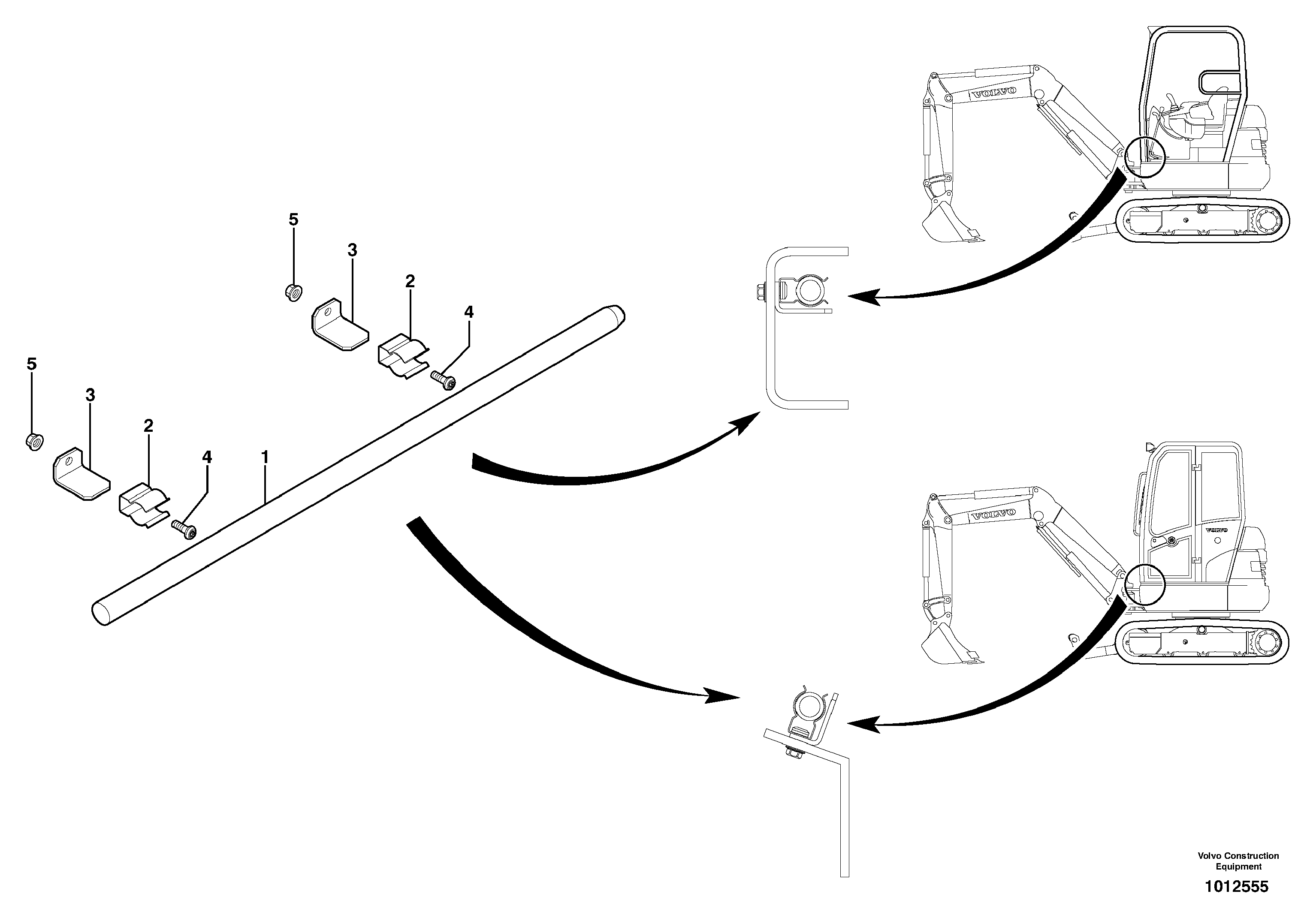 Lever — volvo parts diagram