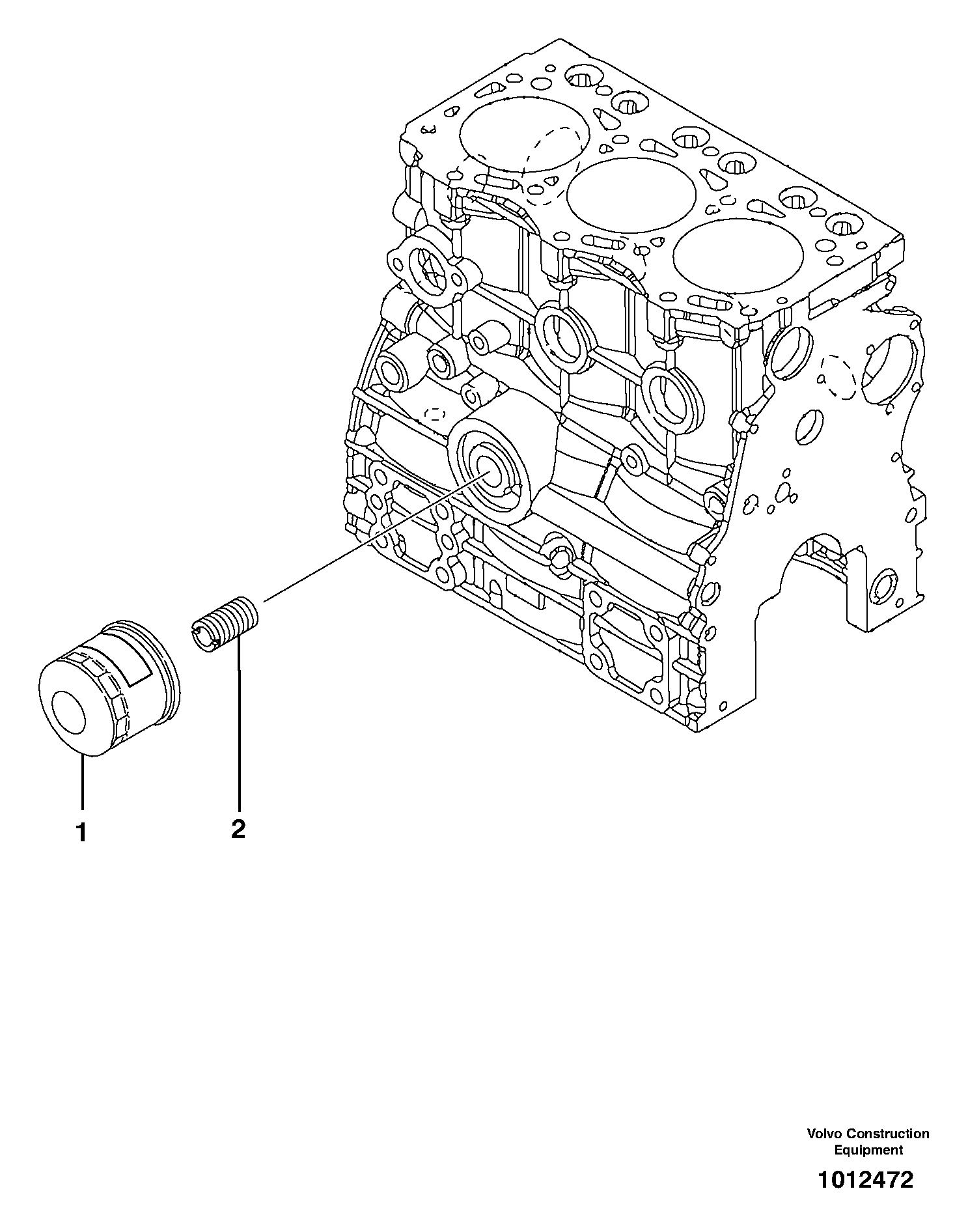 Oil filter — volvo parts diagram