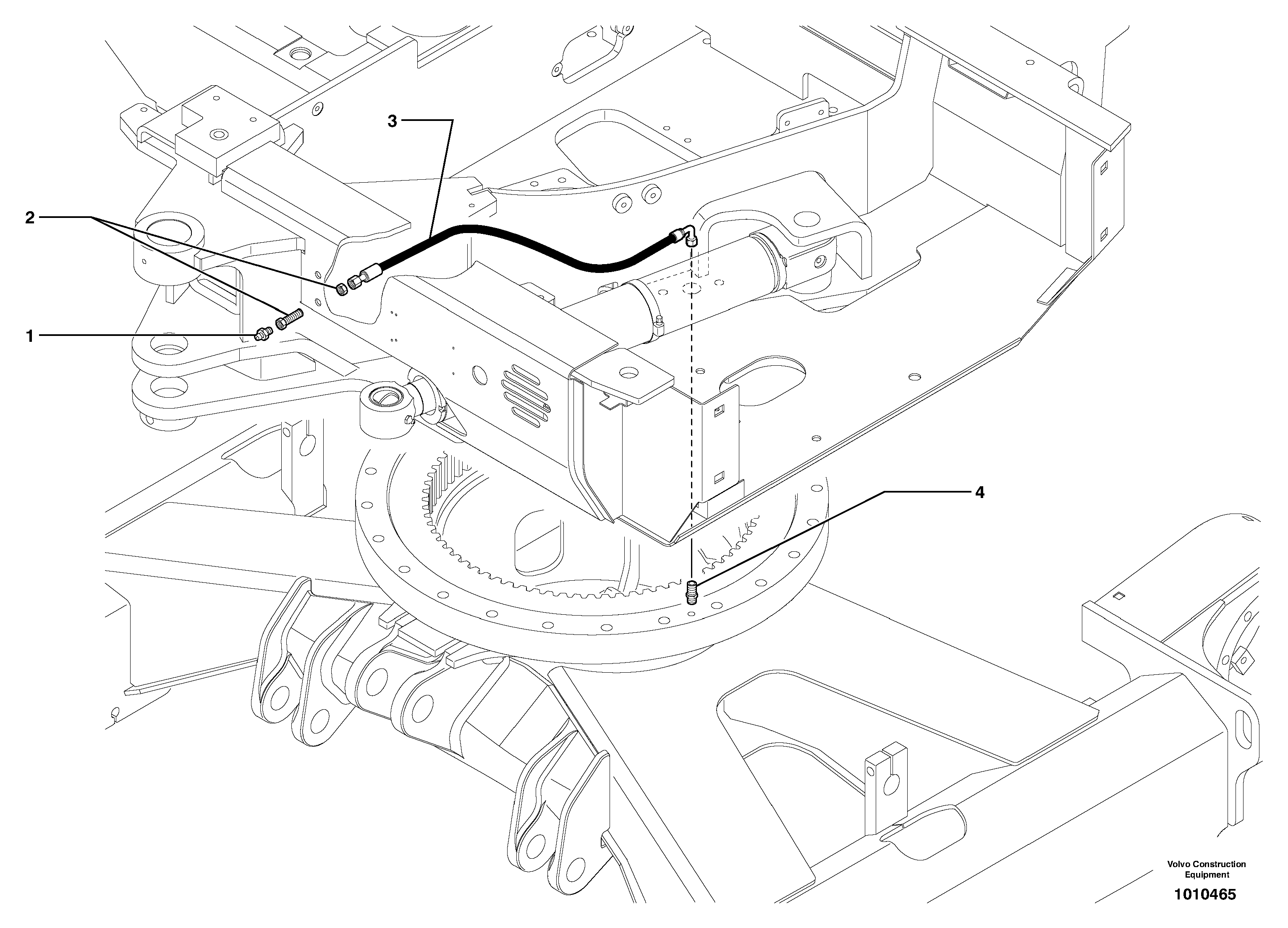 Lubrication ( slewing ring ) — volvo parts diagram