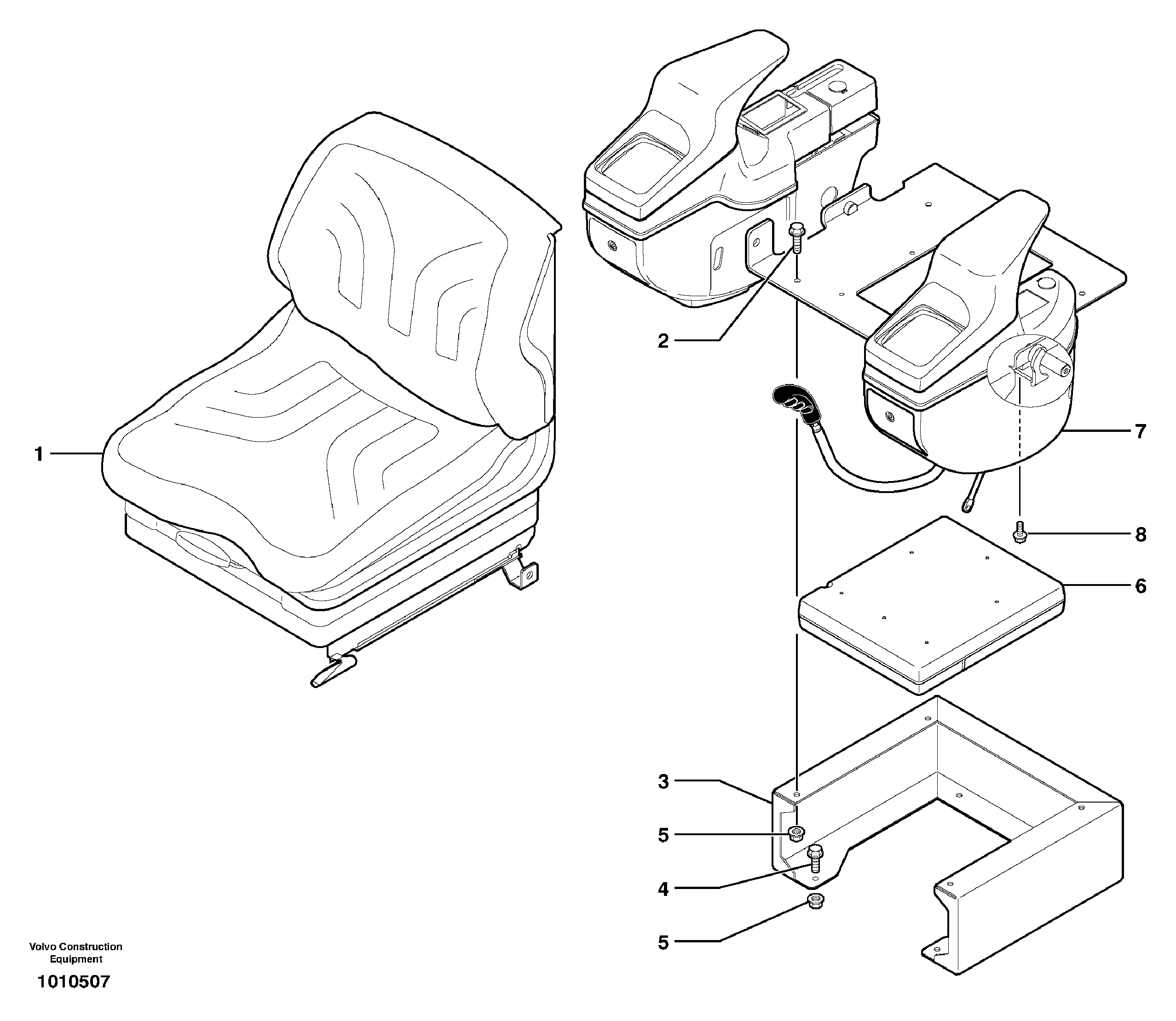 Operator's station — volvo parts diagram
