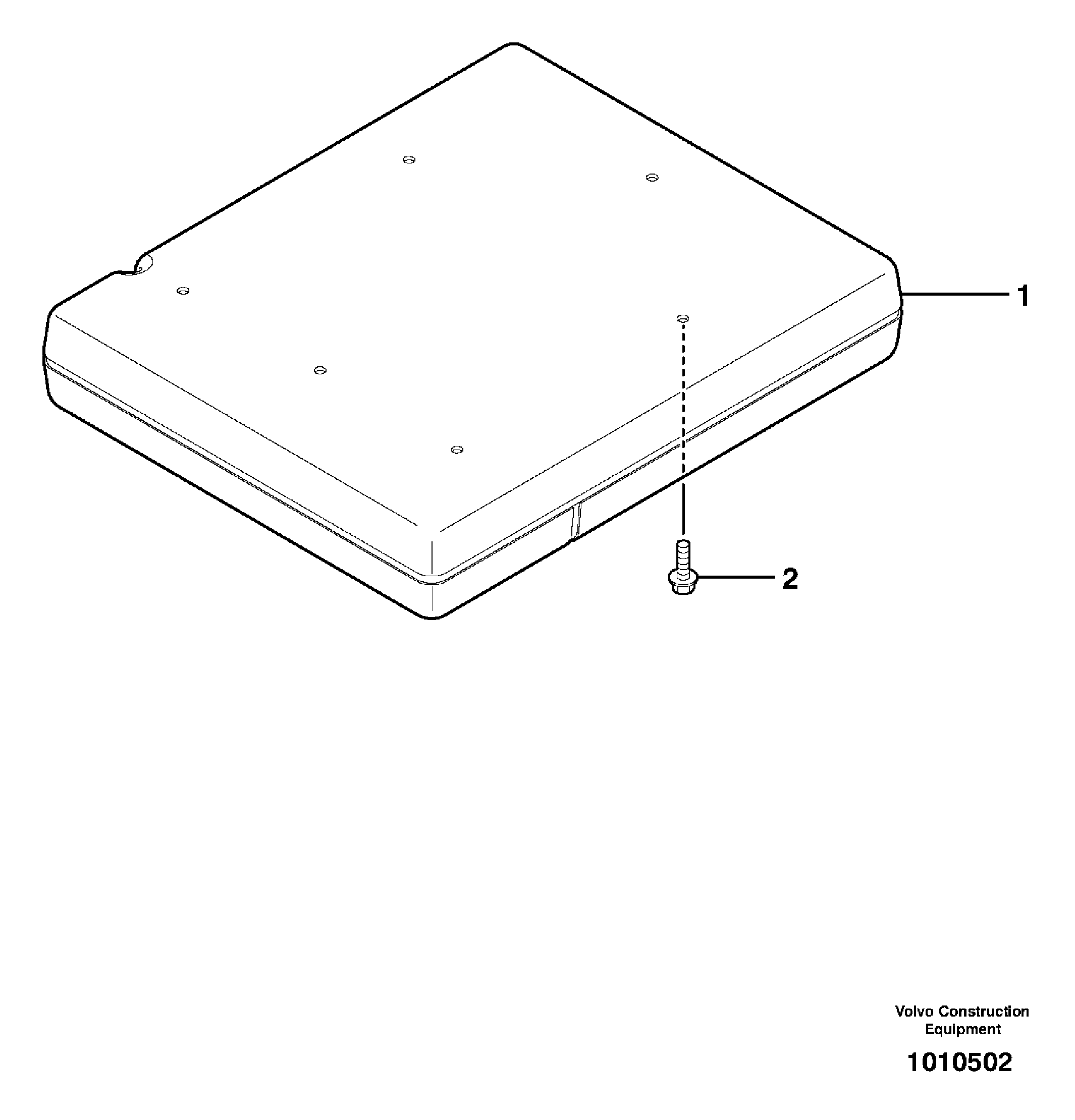 Document compartment — volvo parts diagram