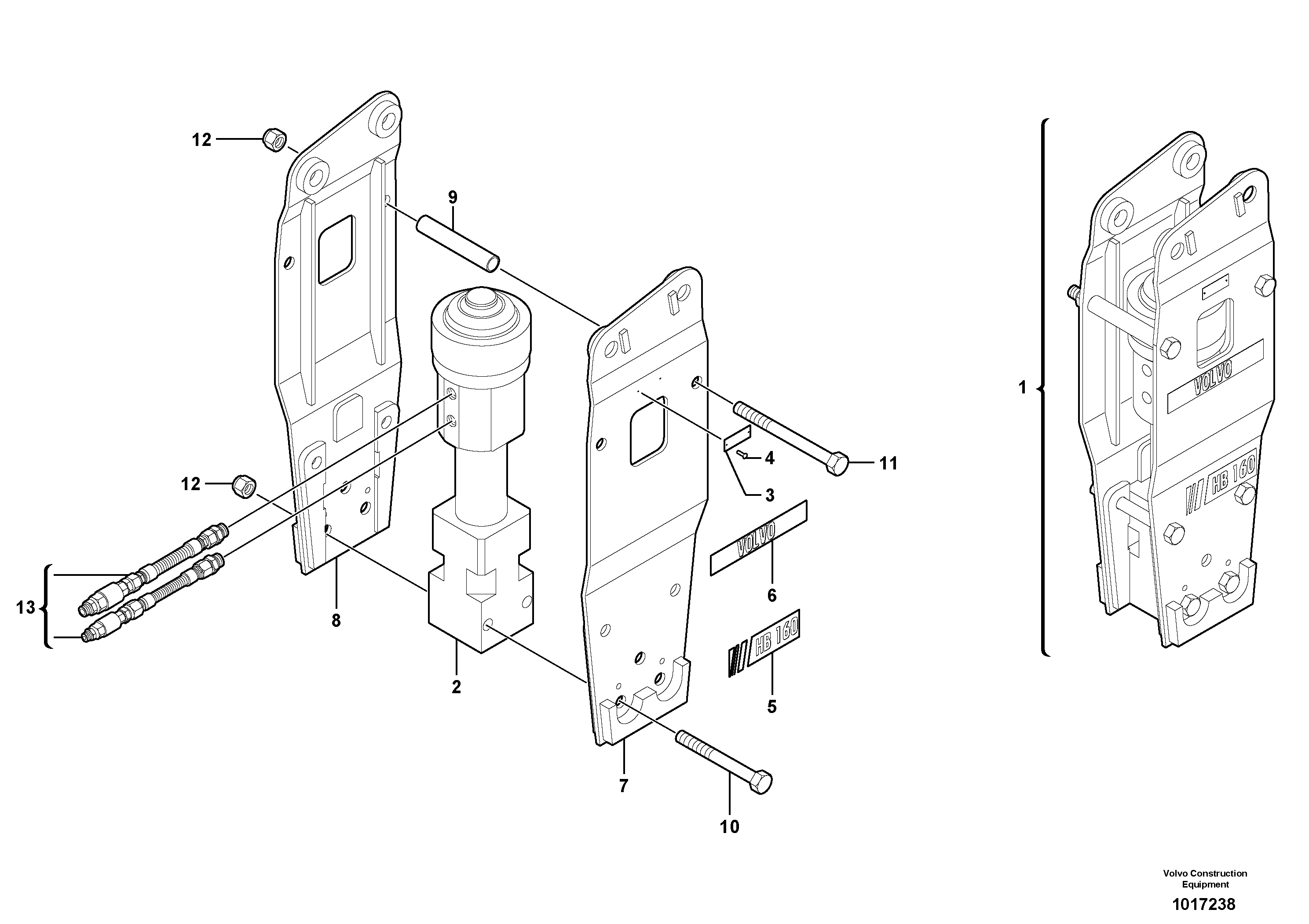 Hammer — volvo parts diagram