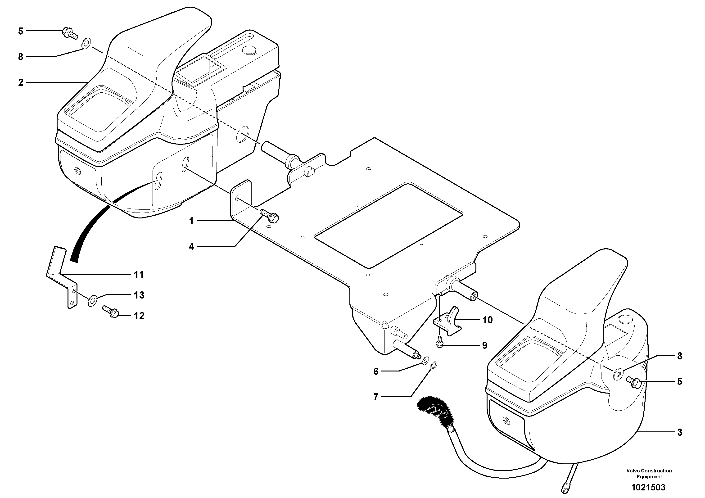 Operator's station — volvo parts diagram