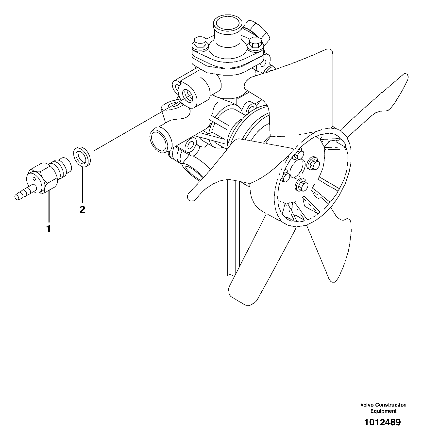 Thermal switch — volvo parts diagram