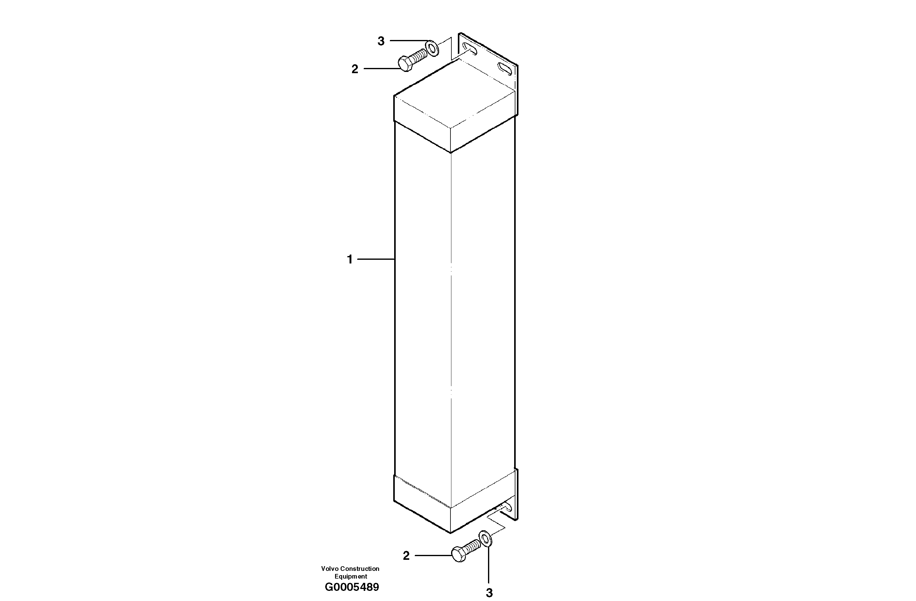 Fuel cooler — volvo parts diagram