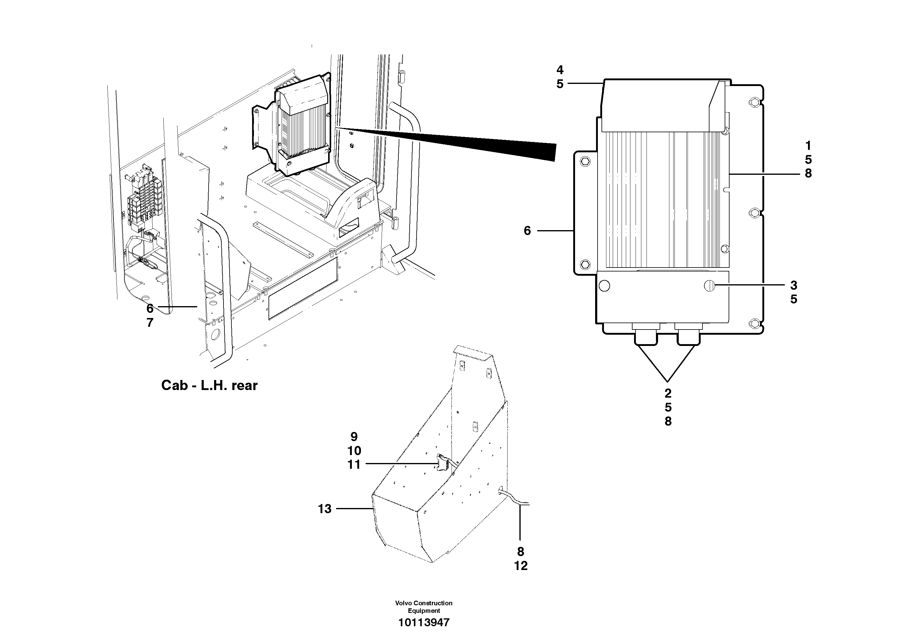 Equalizer - 24 volt - 12 volt  36443 - — volvo parts diagram
