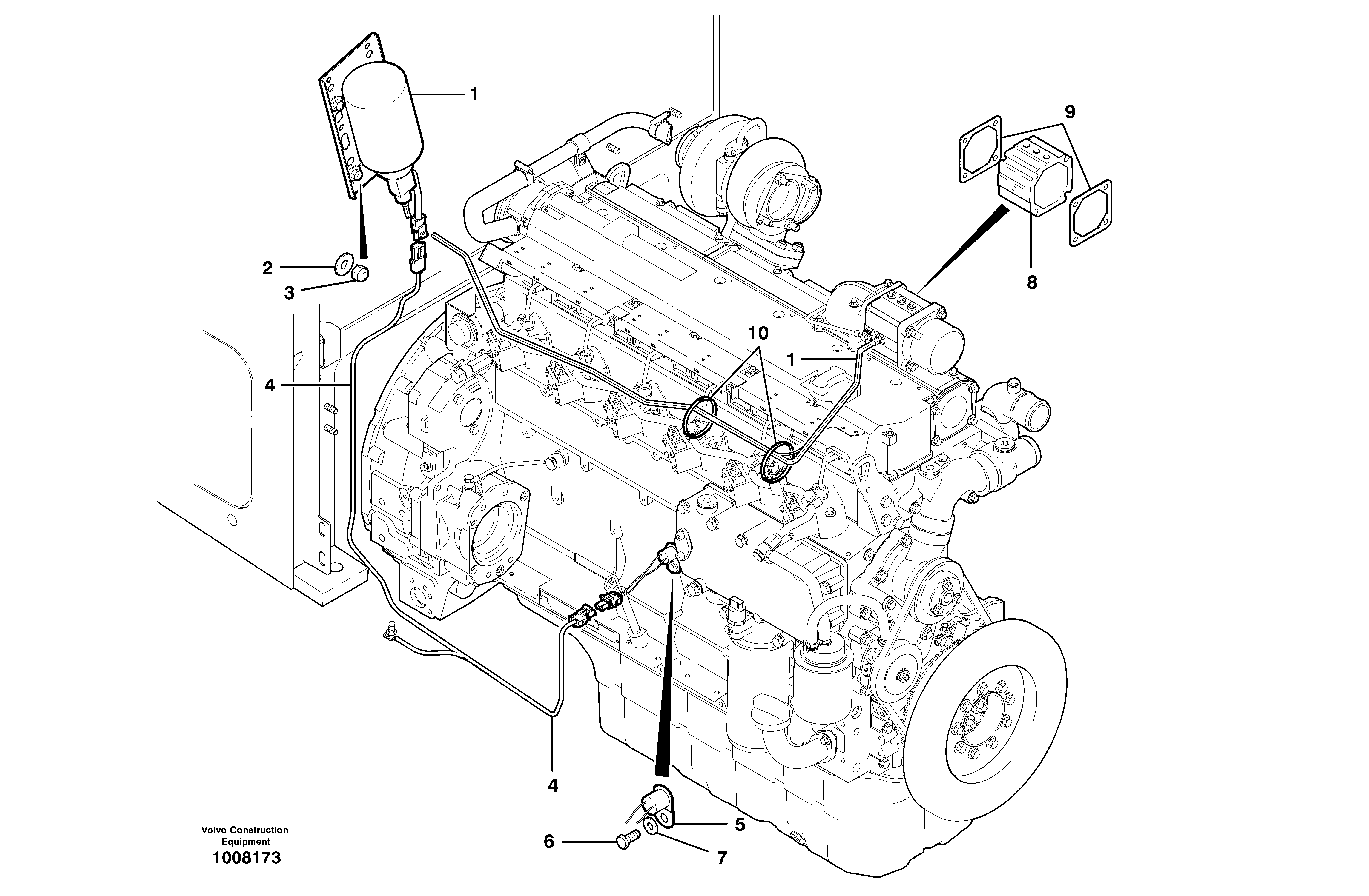 Ether Cold Start  MODEL G710B - G730B — volvo parts diagram