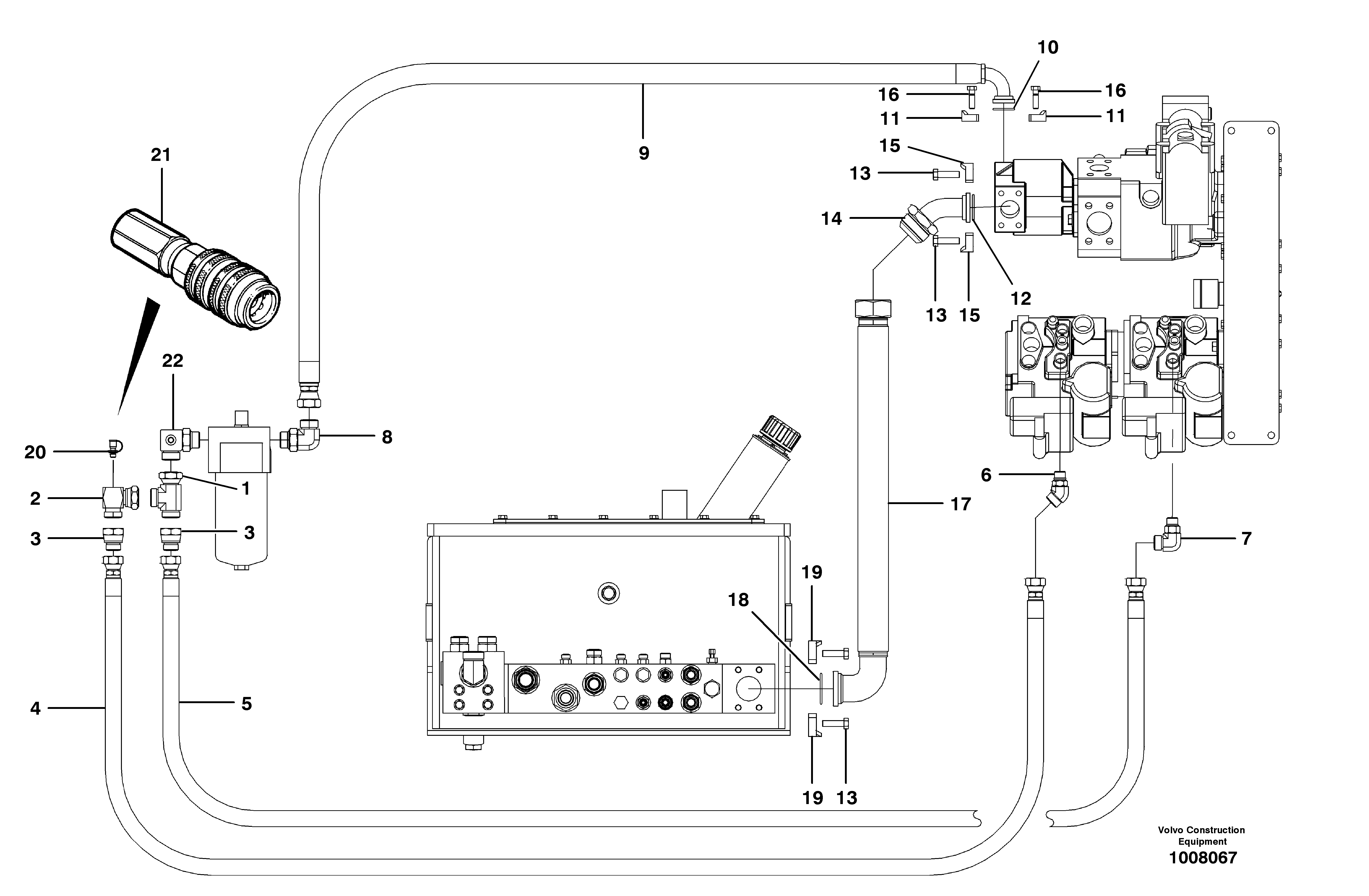 Charge circuit - AWD  MODEL G746B - S/N 35000 - 36077 — volvo parts diagram